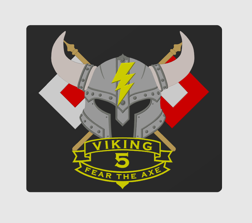 Viking 5 Door Sign