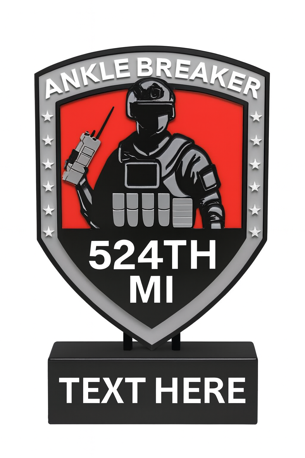 524th MI Plaque