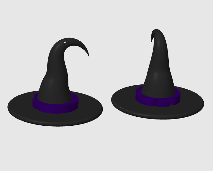 Witch Hat Earrings