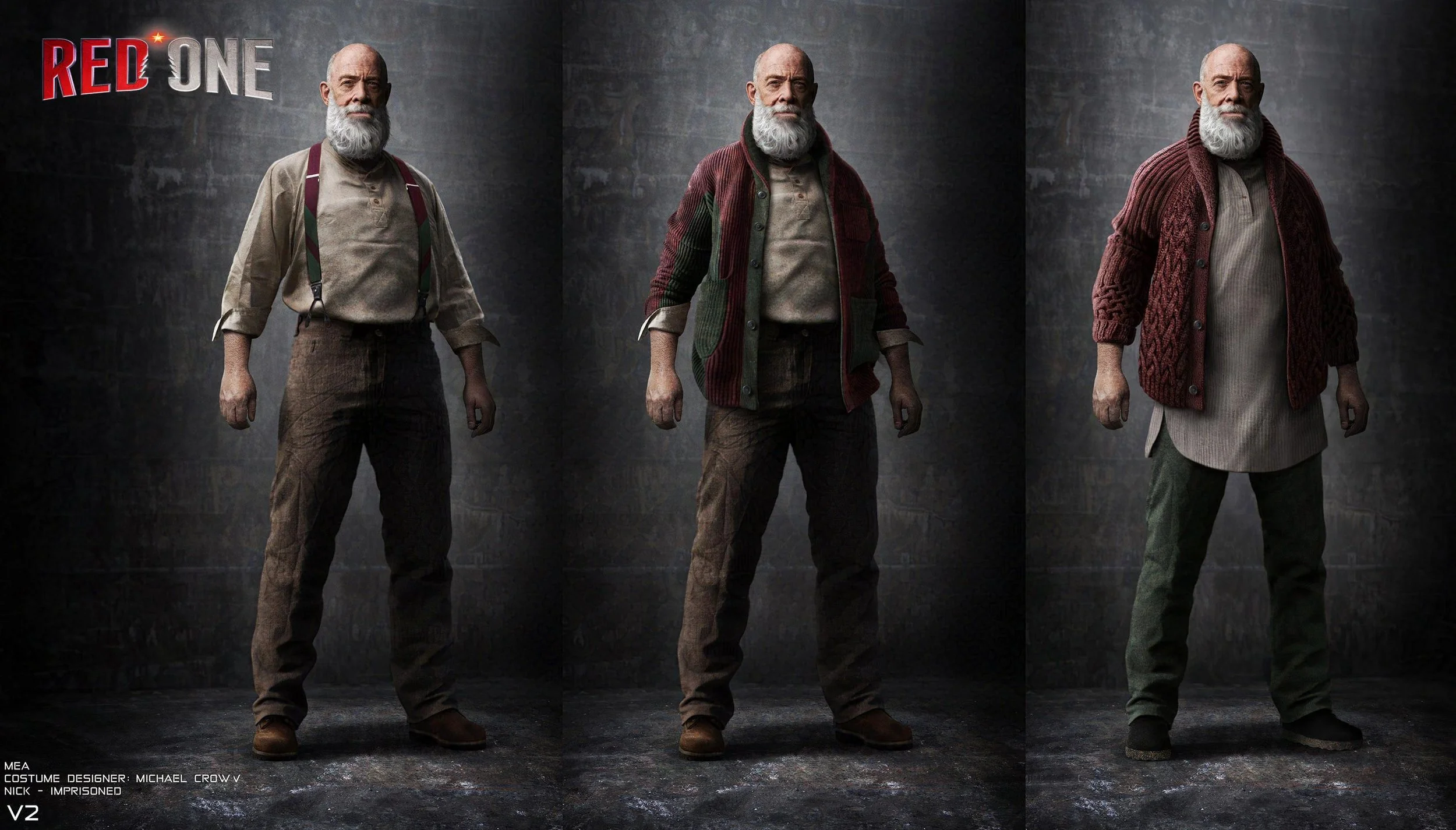  RED ONE&nbsp; 
I Costume Designer: Michael Crow