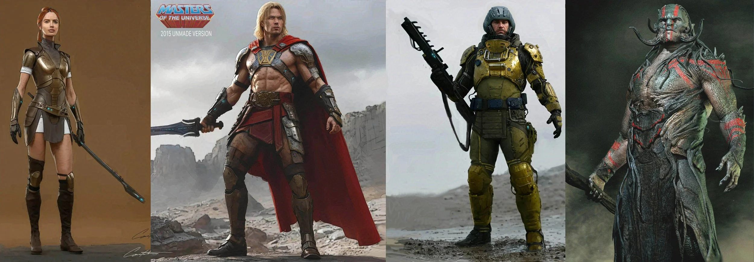 MASTERS OF THE UNIVERSE &nbsp; I Unused Concepts
 
 
