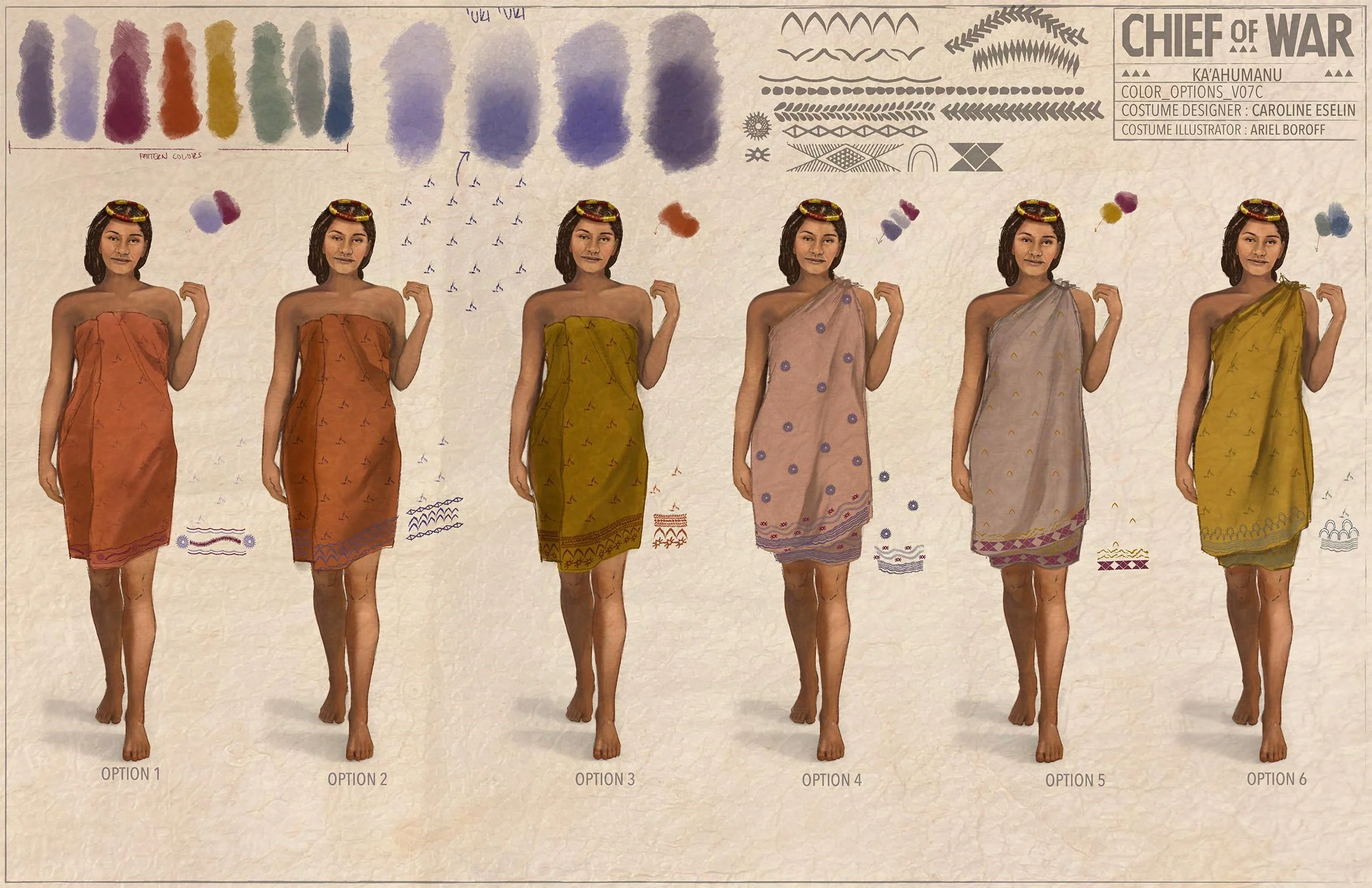  CHIEF OF WAR&nbsp; 
I Costume Designer: Caroline Eselin