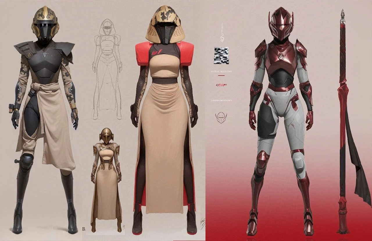  SCIFI COSTUME ILLUSTRATIONS&nbsp; 
I Personal Work