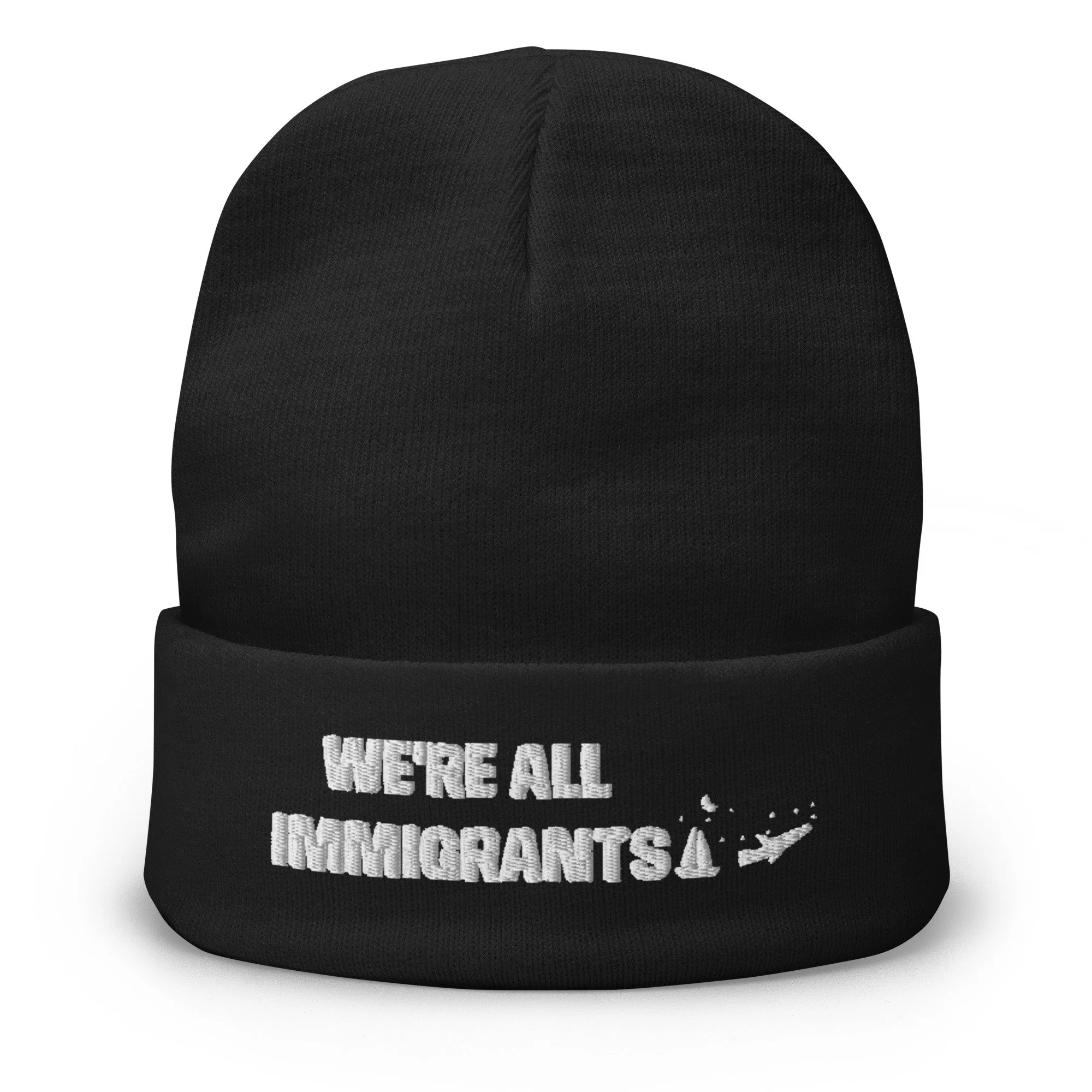 We're All Immigrants (Hat) Black