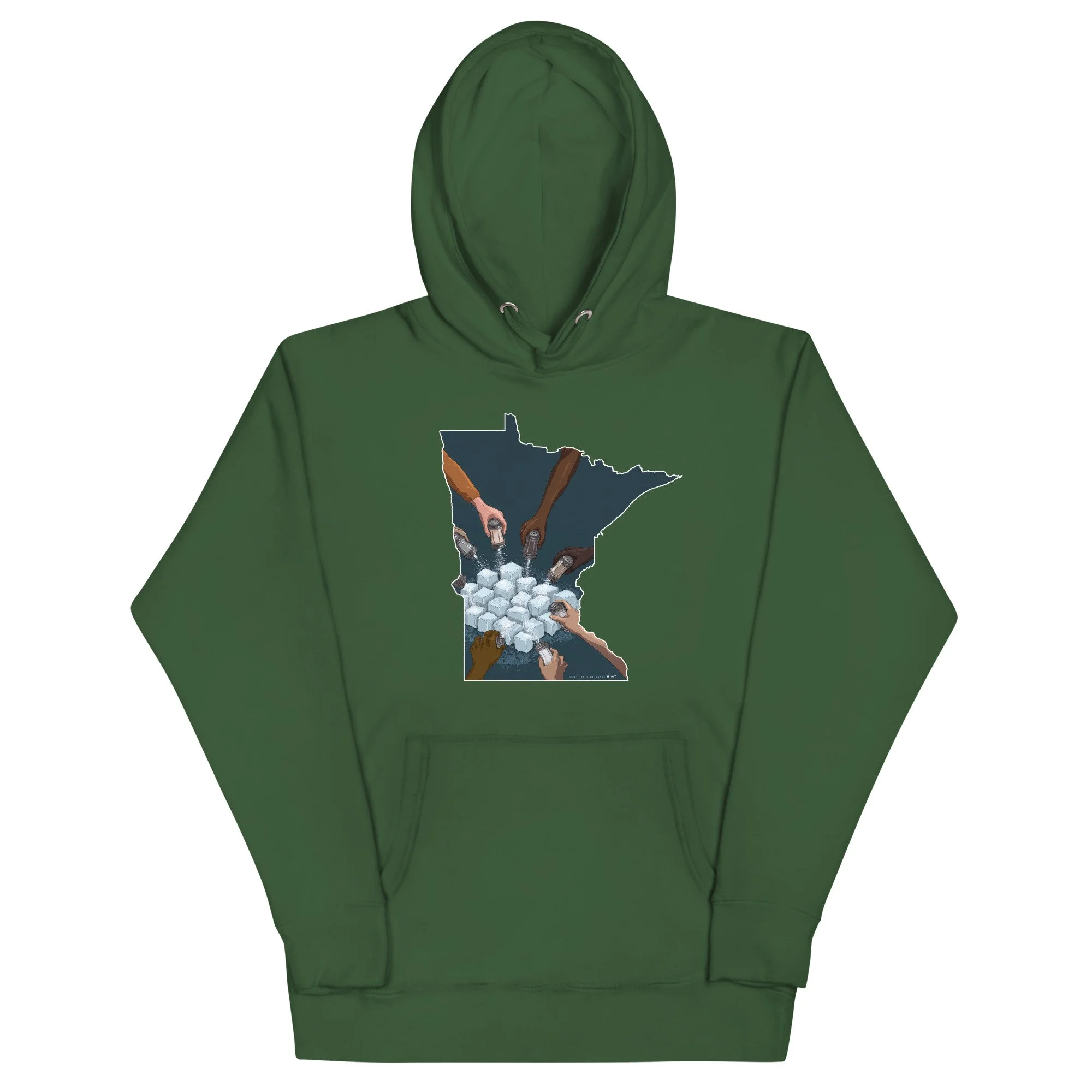 The Meltdown Hoodie (Forest Green)