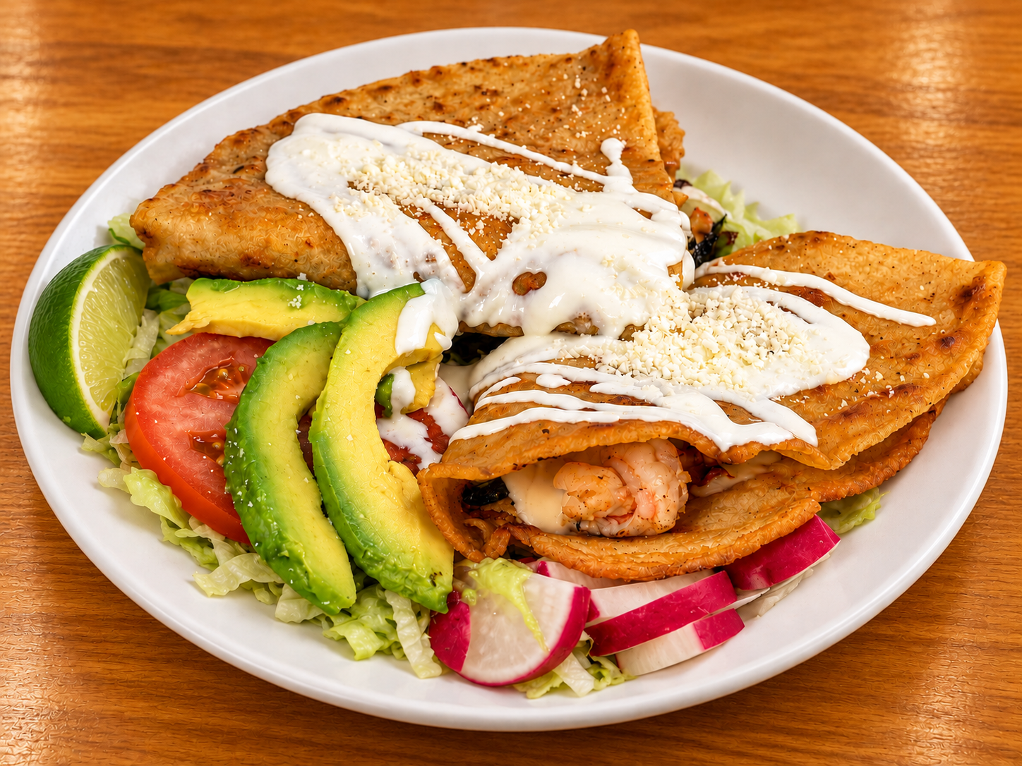 Plated dish on warm honey wood.png