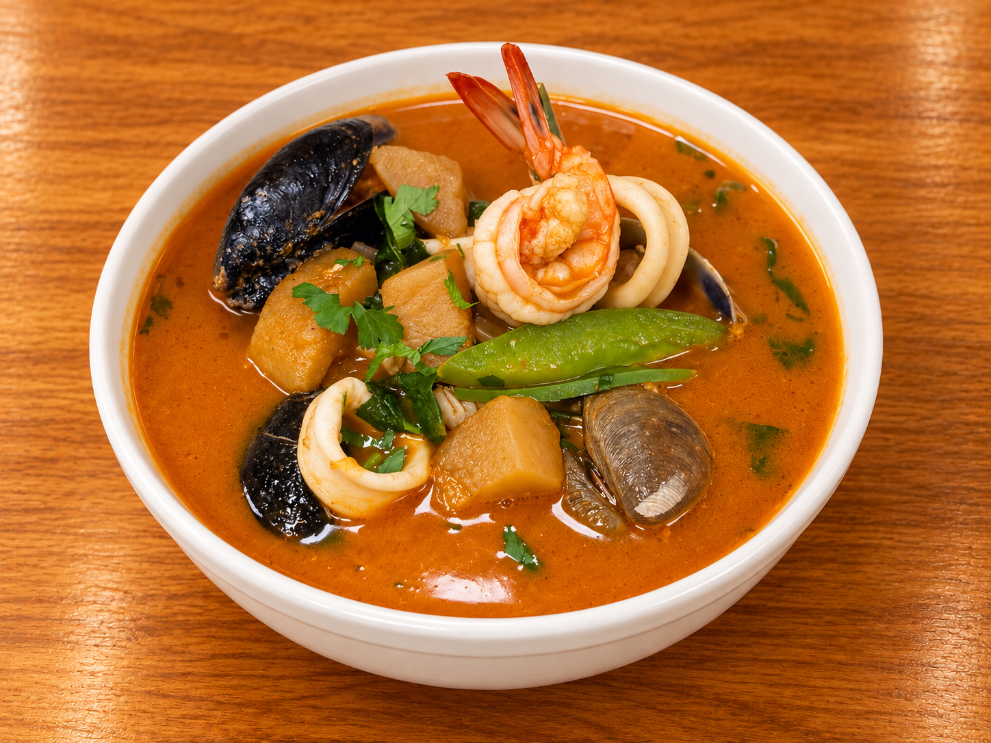 Seafood soup on warm wood.png
