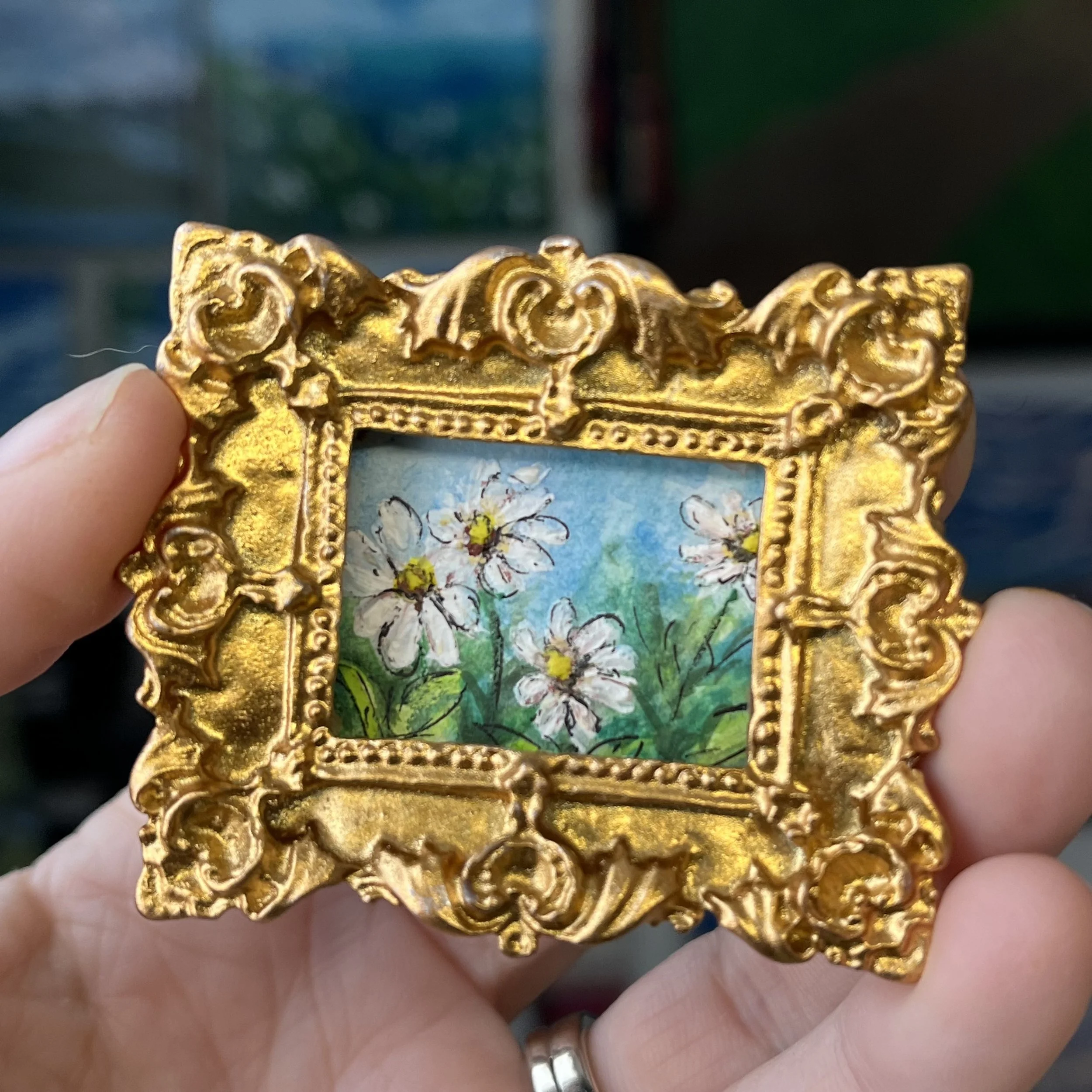 Daisy's Framed Art Magnet