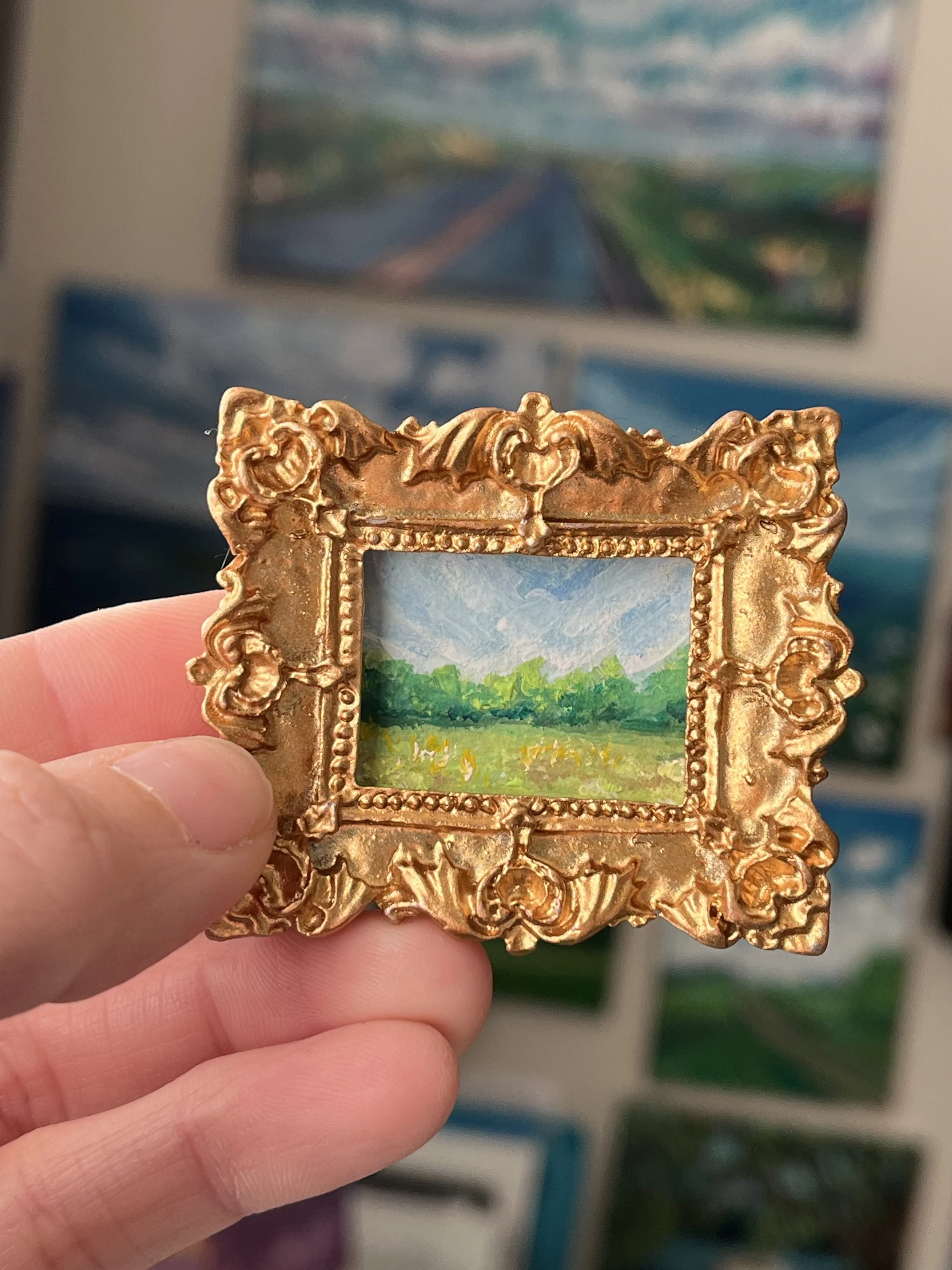 Landscape Mini Art Magnet