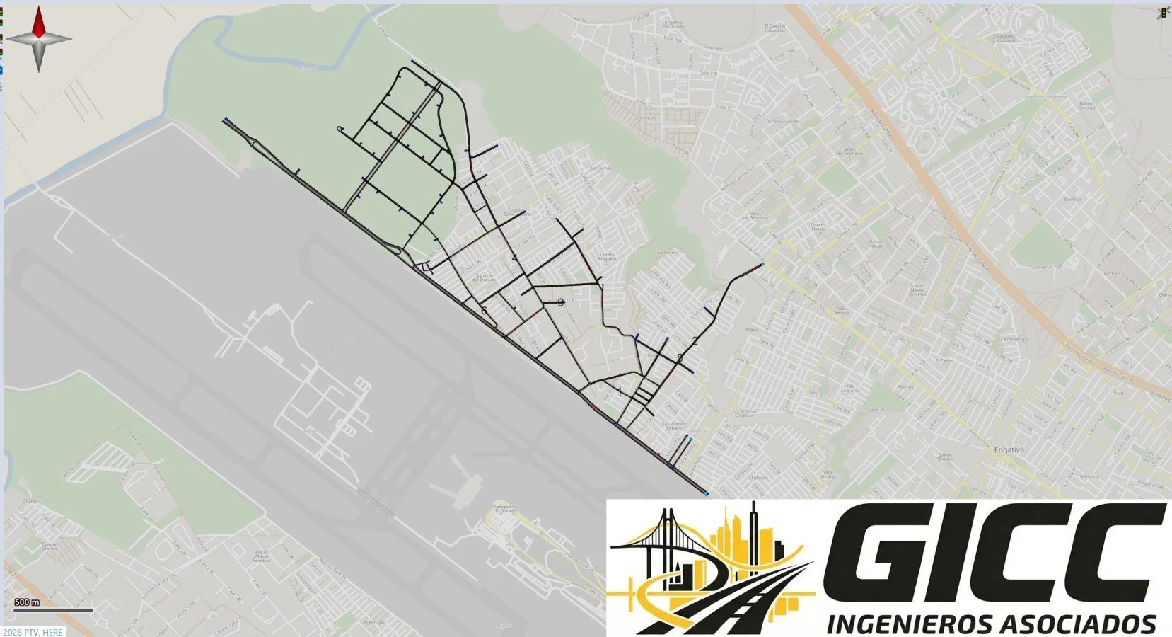 Modelación estudios de tránsito