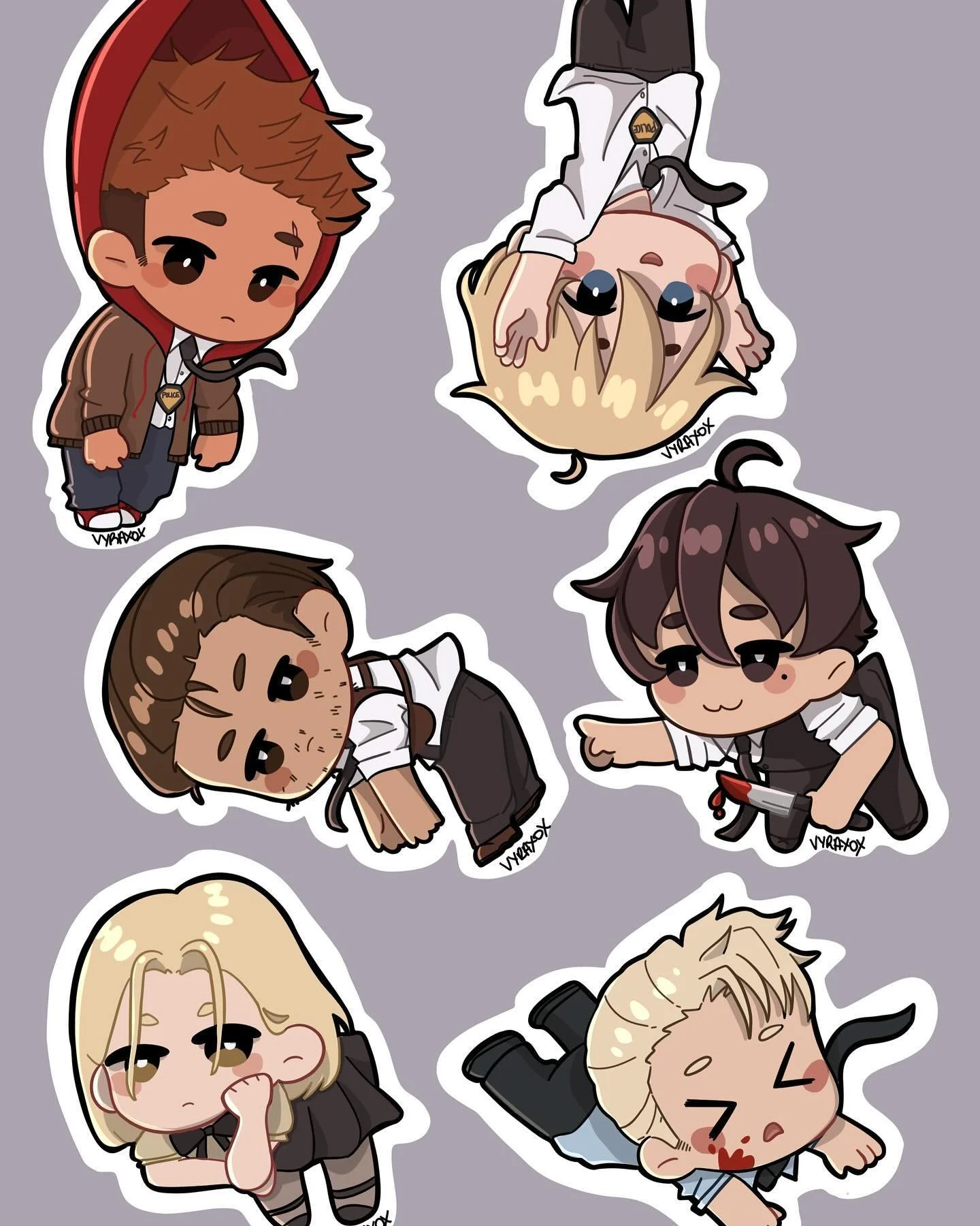 Turned my ocs into cute lil stickers!! 🥰
#ocs #stickers #originalcharacters #originalart #digitalart #procreate
