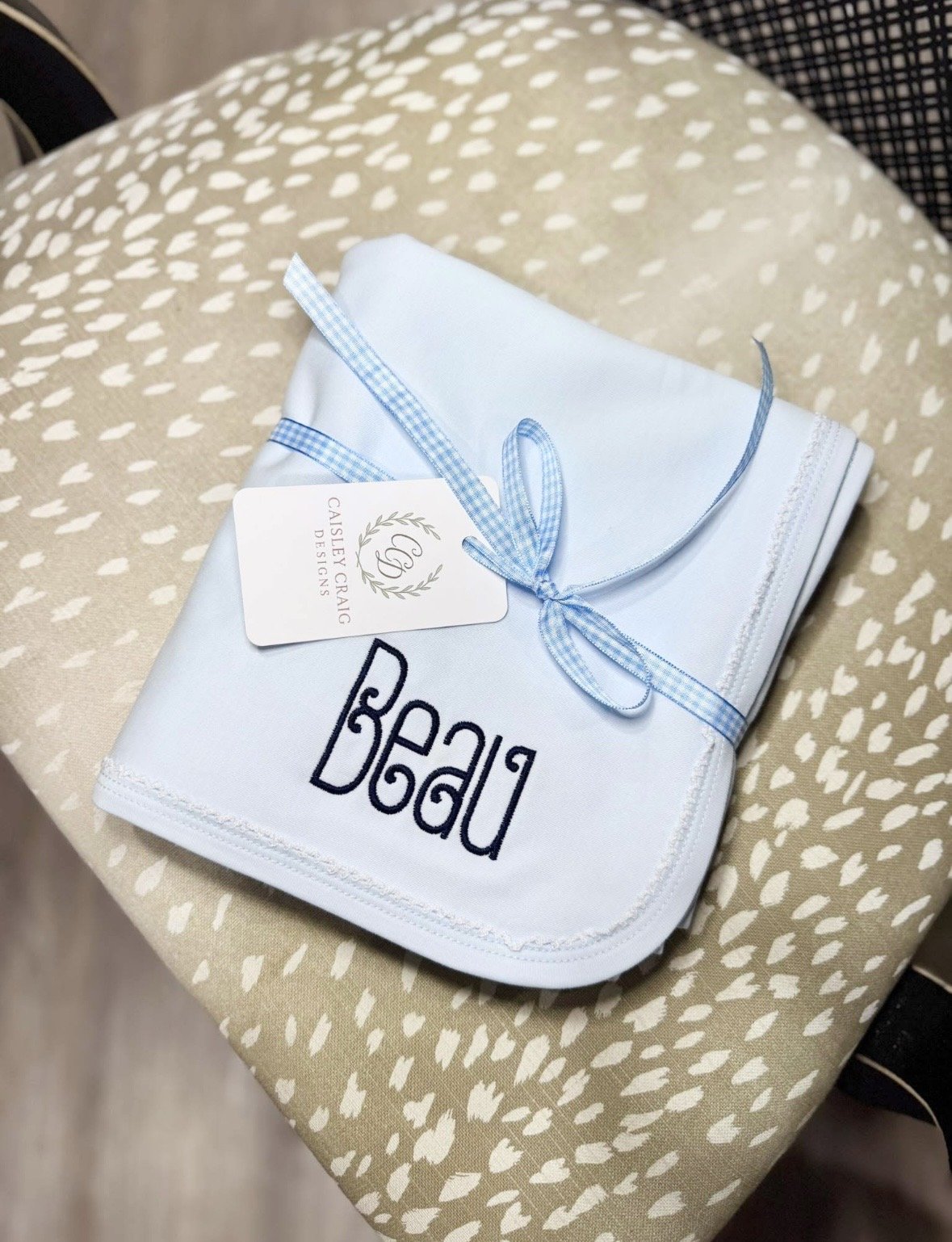 Baby Blanket - Picot Trim