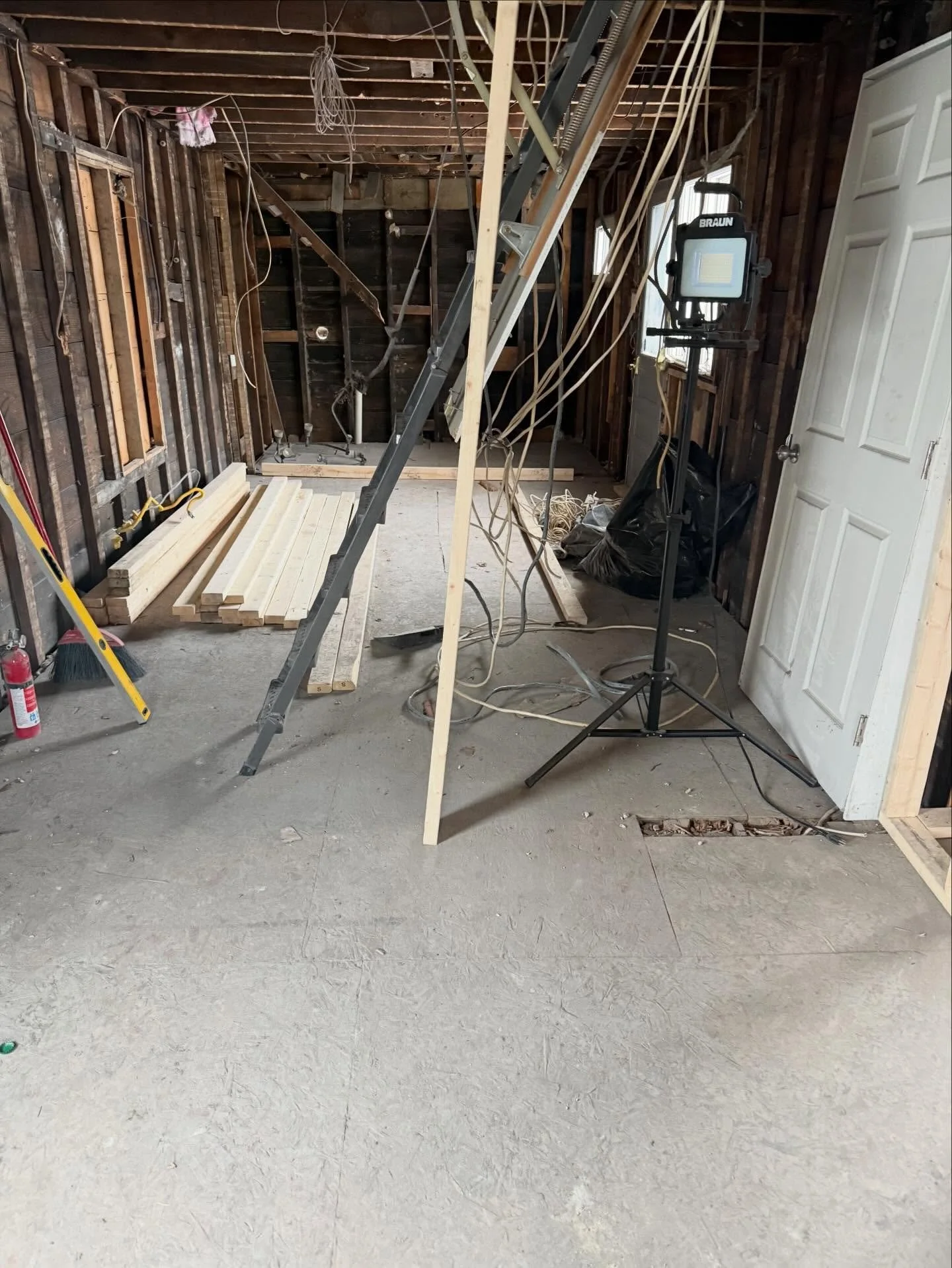 Another contractor called because the subfloor underneath was not it.

We ripped it out, rebuilt it solid, and got the job back on track. No shortcuts. No soft spots. No headaches for the next crew.

This is the kind of work that never gets seen when
