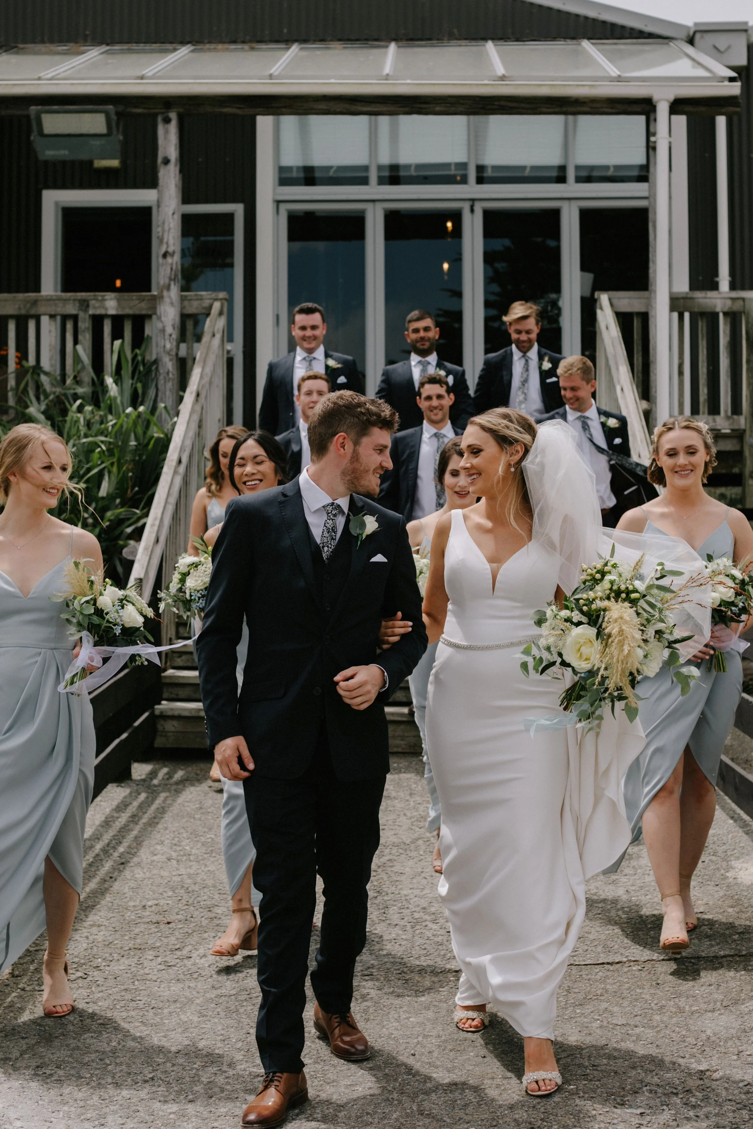Ohariu Hills Bridal Party Wedding Wellington