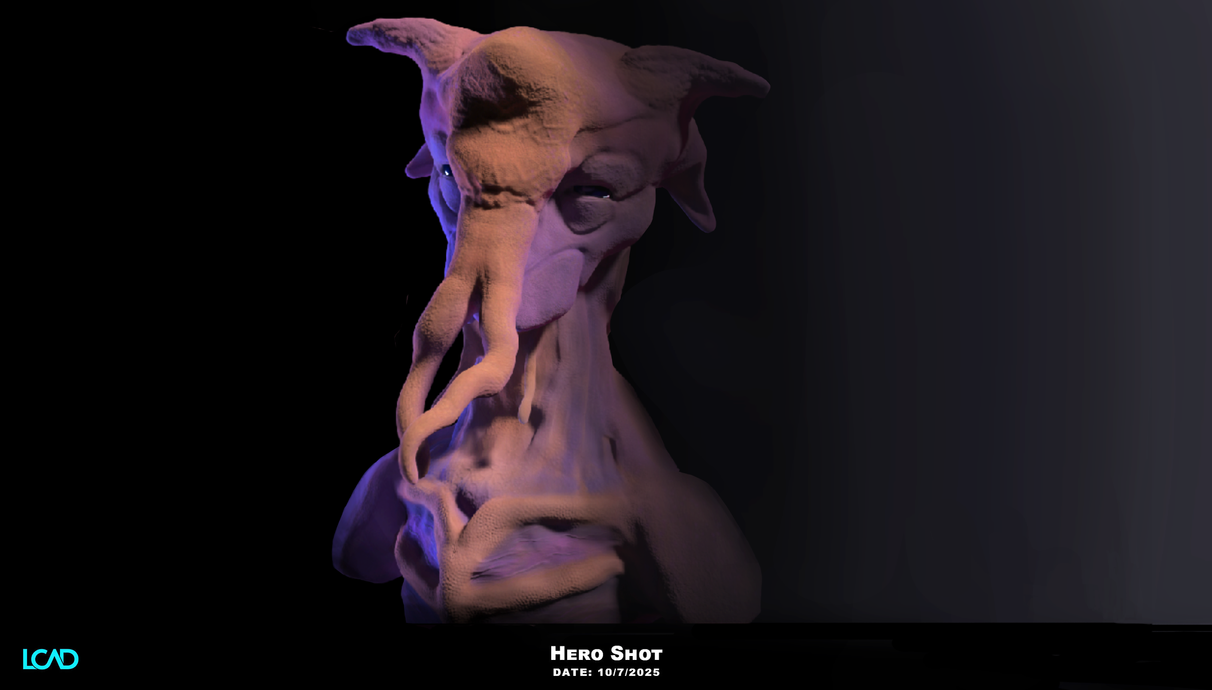 Alien Creature Bust