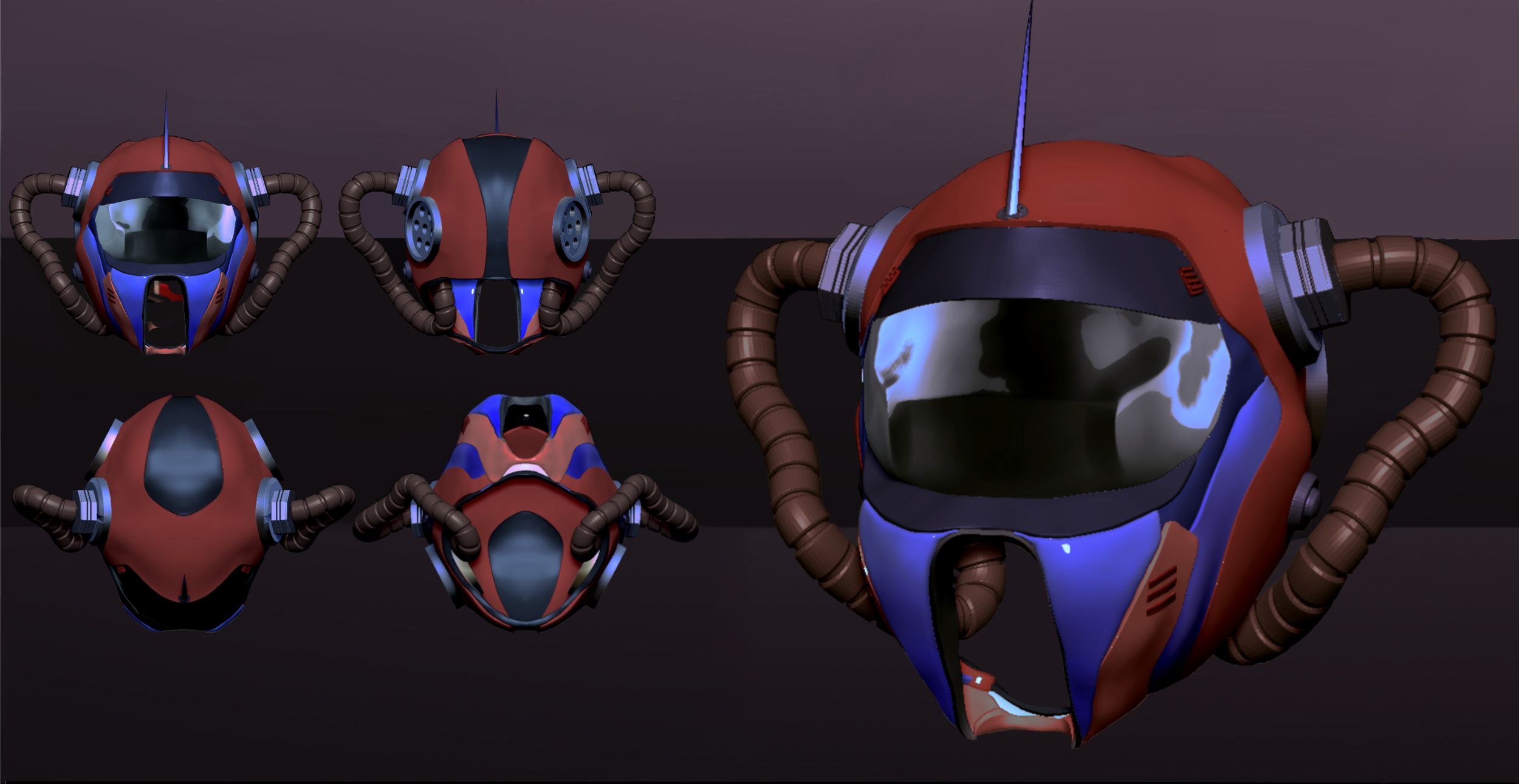 3D Helmet Sculpt