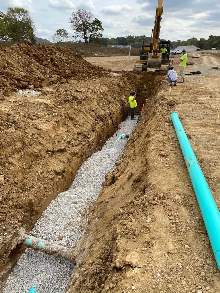 Infrastruct Civil Grading and Utilities - Pipe Install
