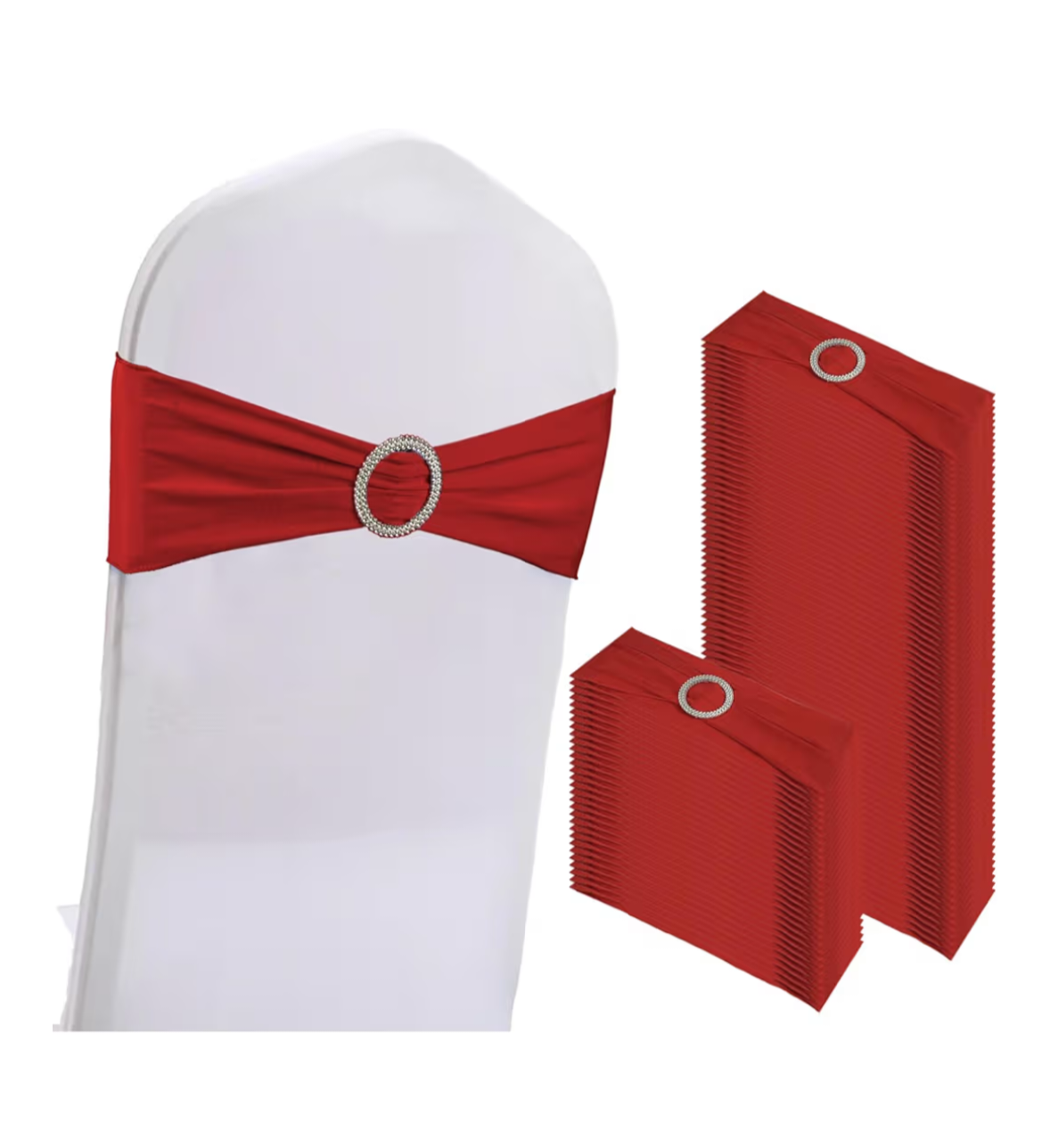 Red Spandex Chair Sash