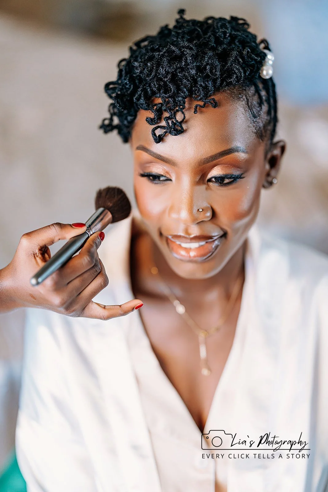 African American Bride in Desert View Arizona