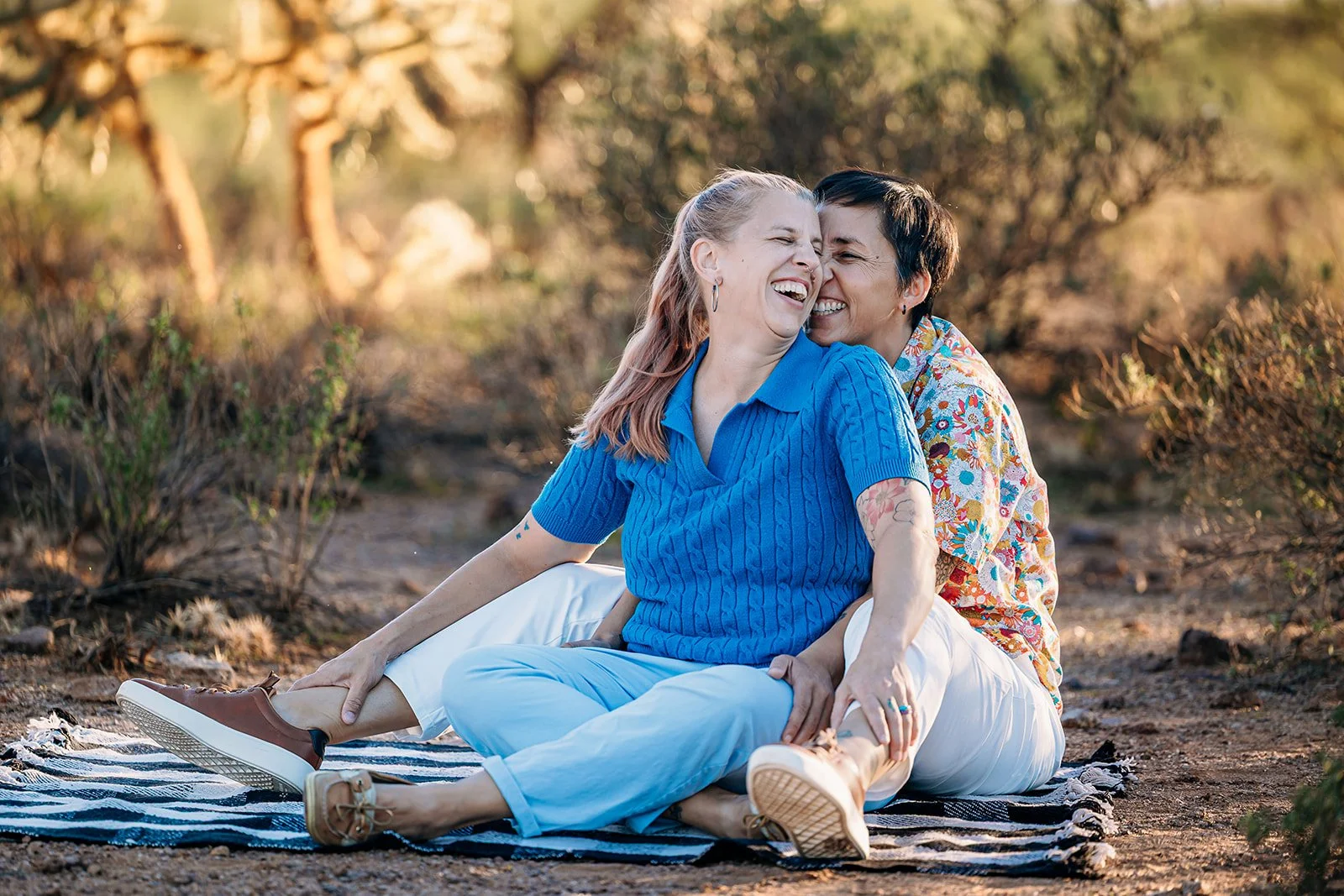 A Golden Hour Proposal Filled With Pure Love at Lost Dutchman State Park