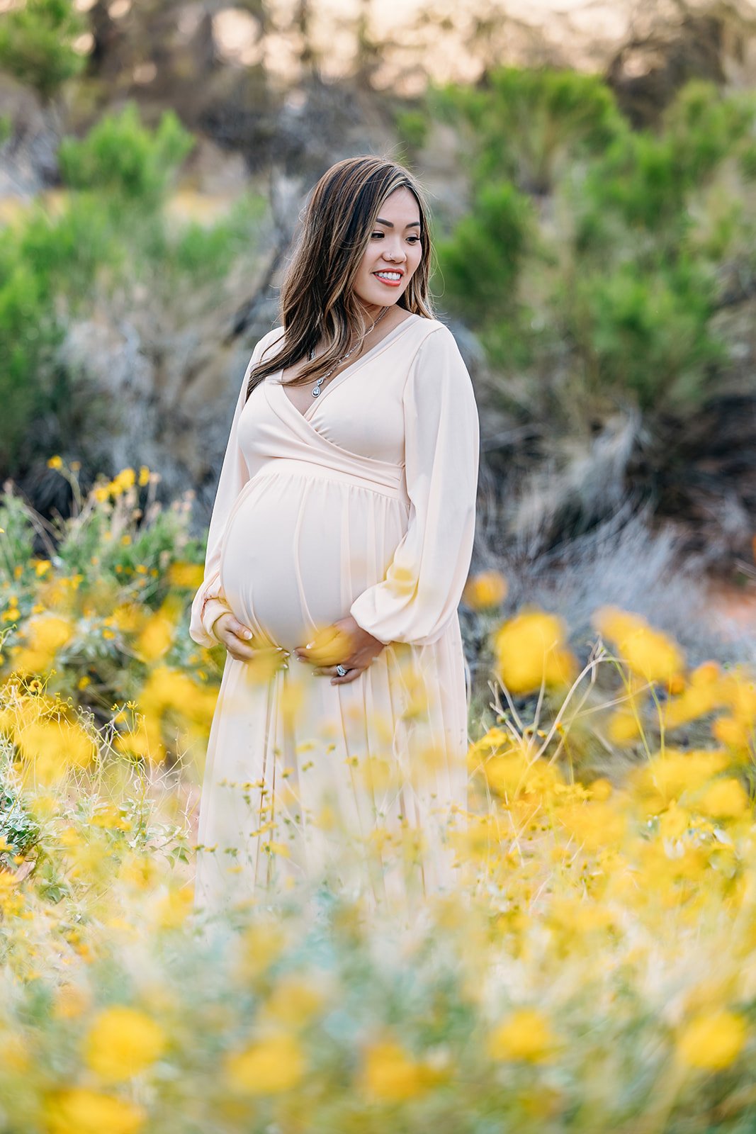 Arizona Desert maternity photography