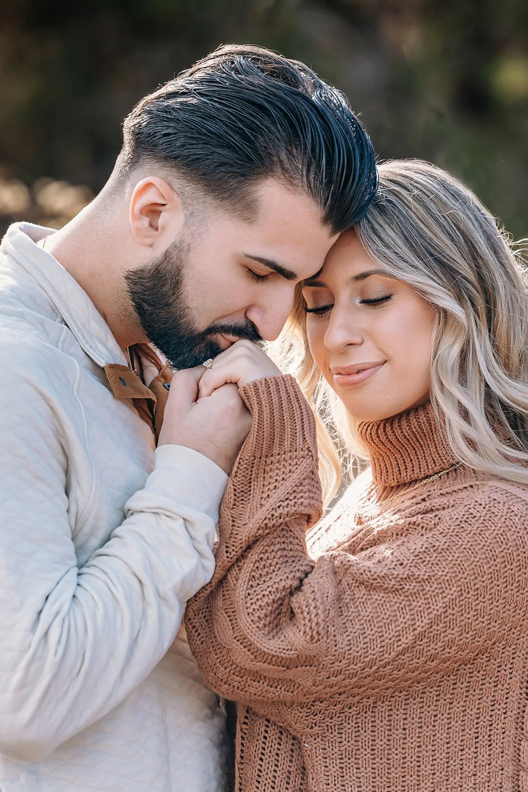 Sunset engagement photos Arizona