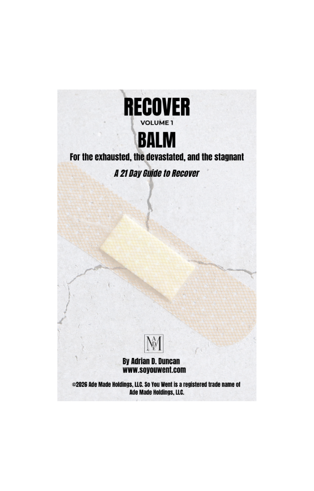 Recover Workbook Series (Volume 1) - Balm