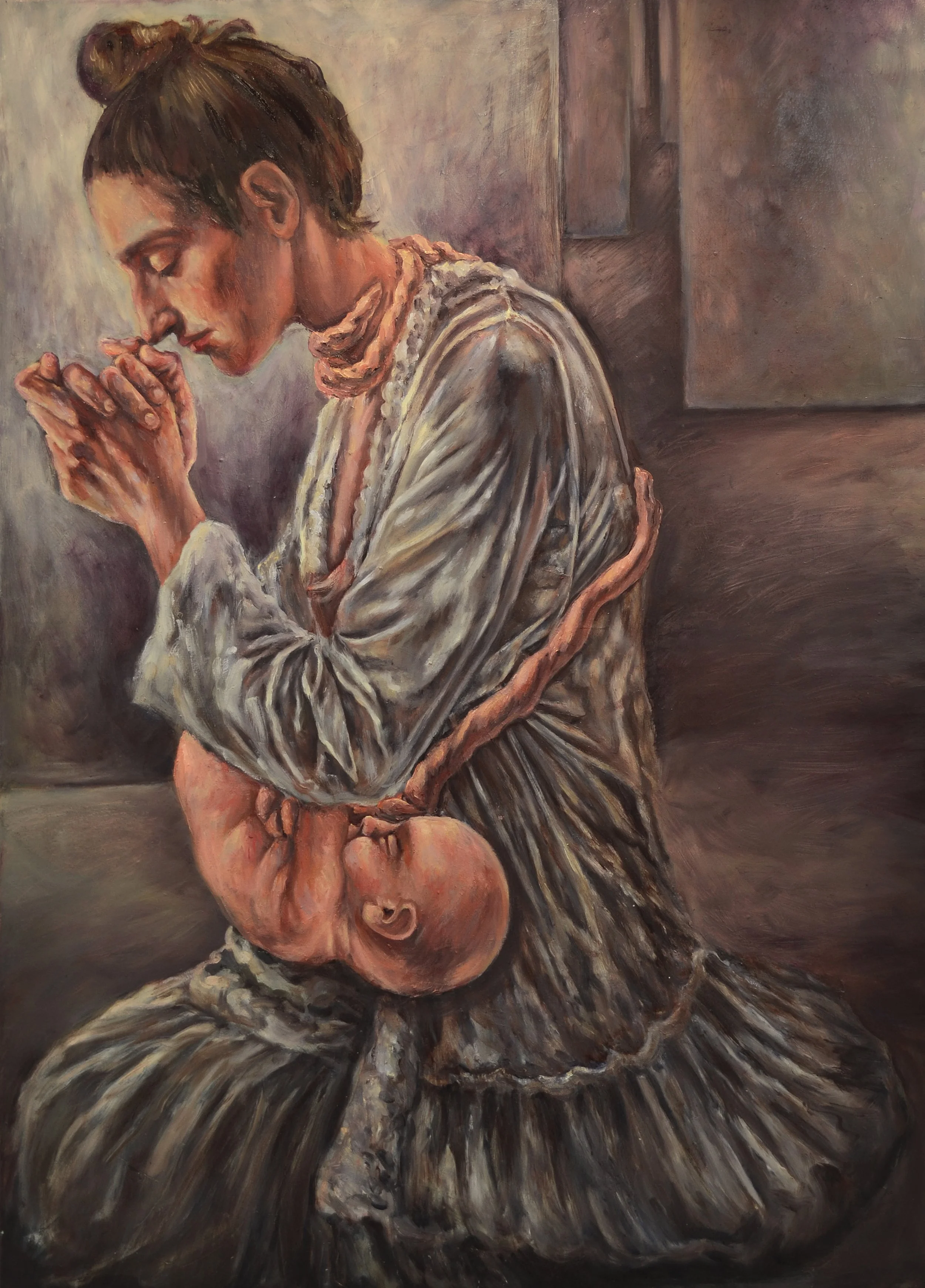 Prey, oil on canvas, 100 x90xm,2017