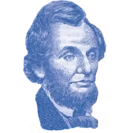 Black and white illustration of a man with a beard and wavy hair wearing a suit and tie.