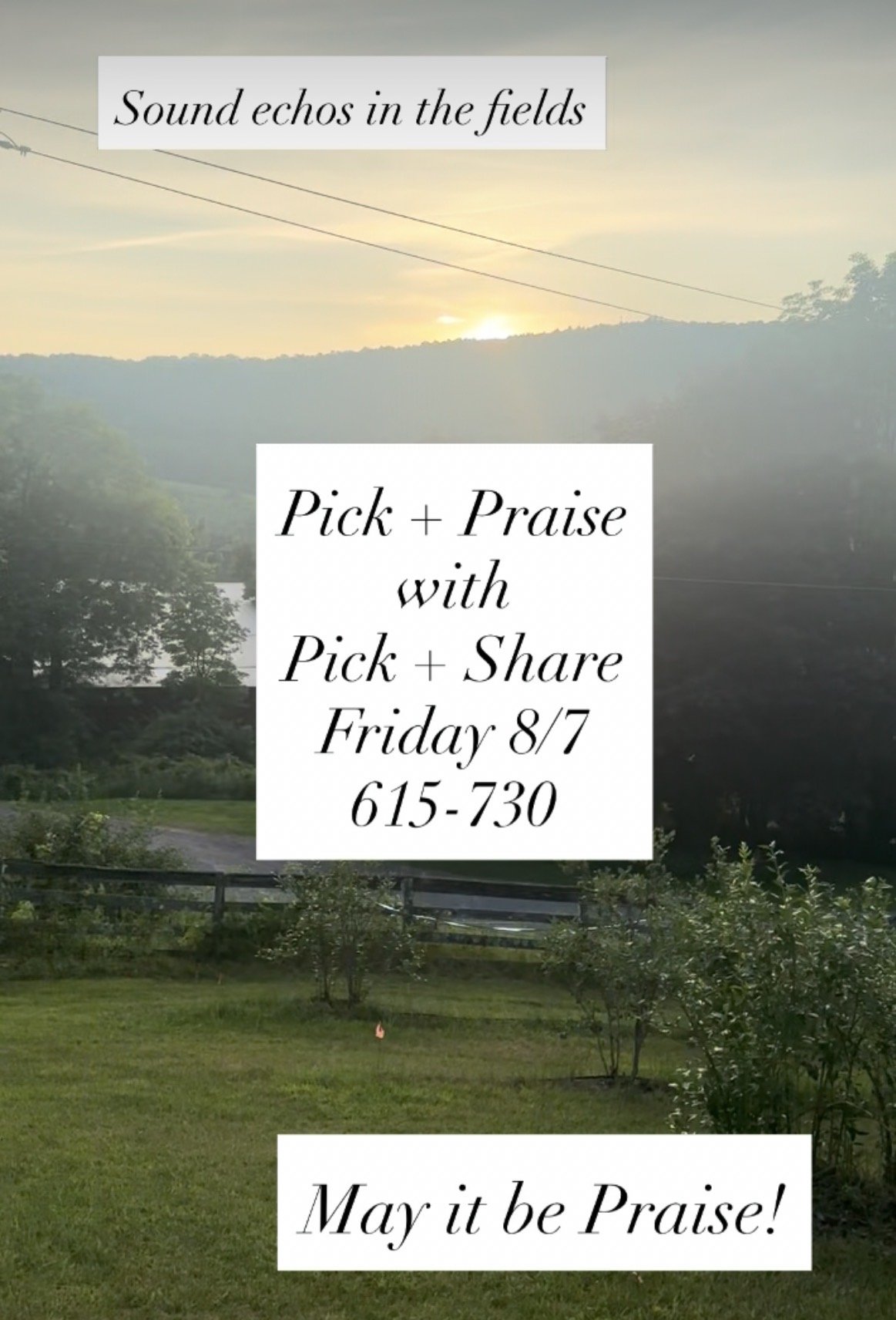 Pick and Praise with Pick and Share