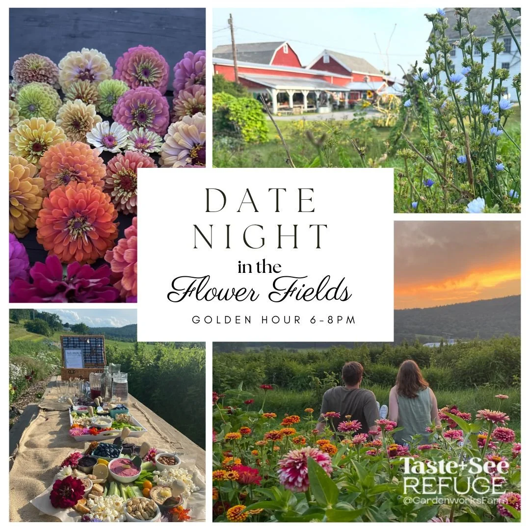 Date Night: Golden Hour in the Flower Fields