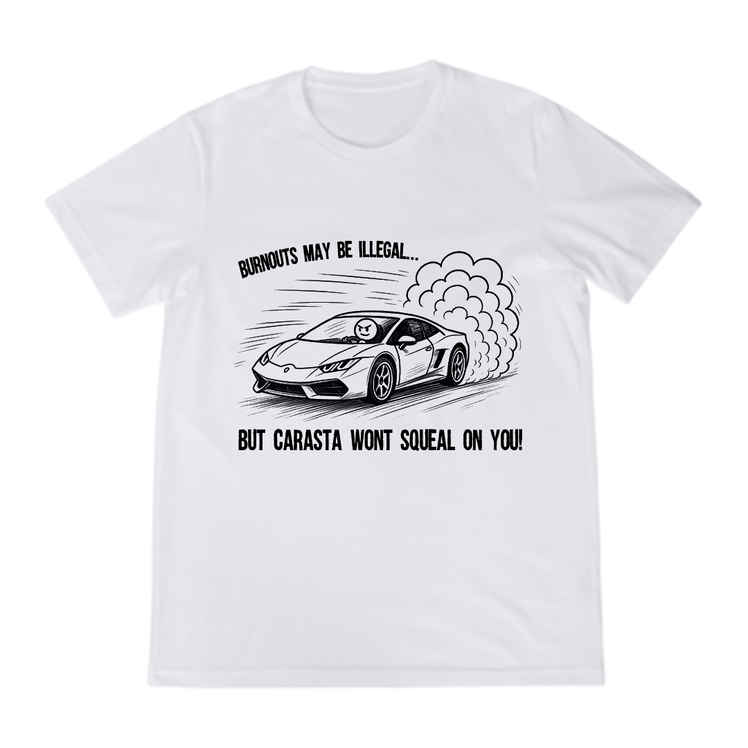 White Burnout T-Shirt