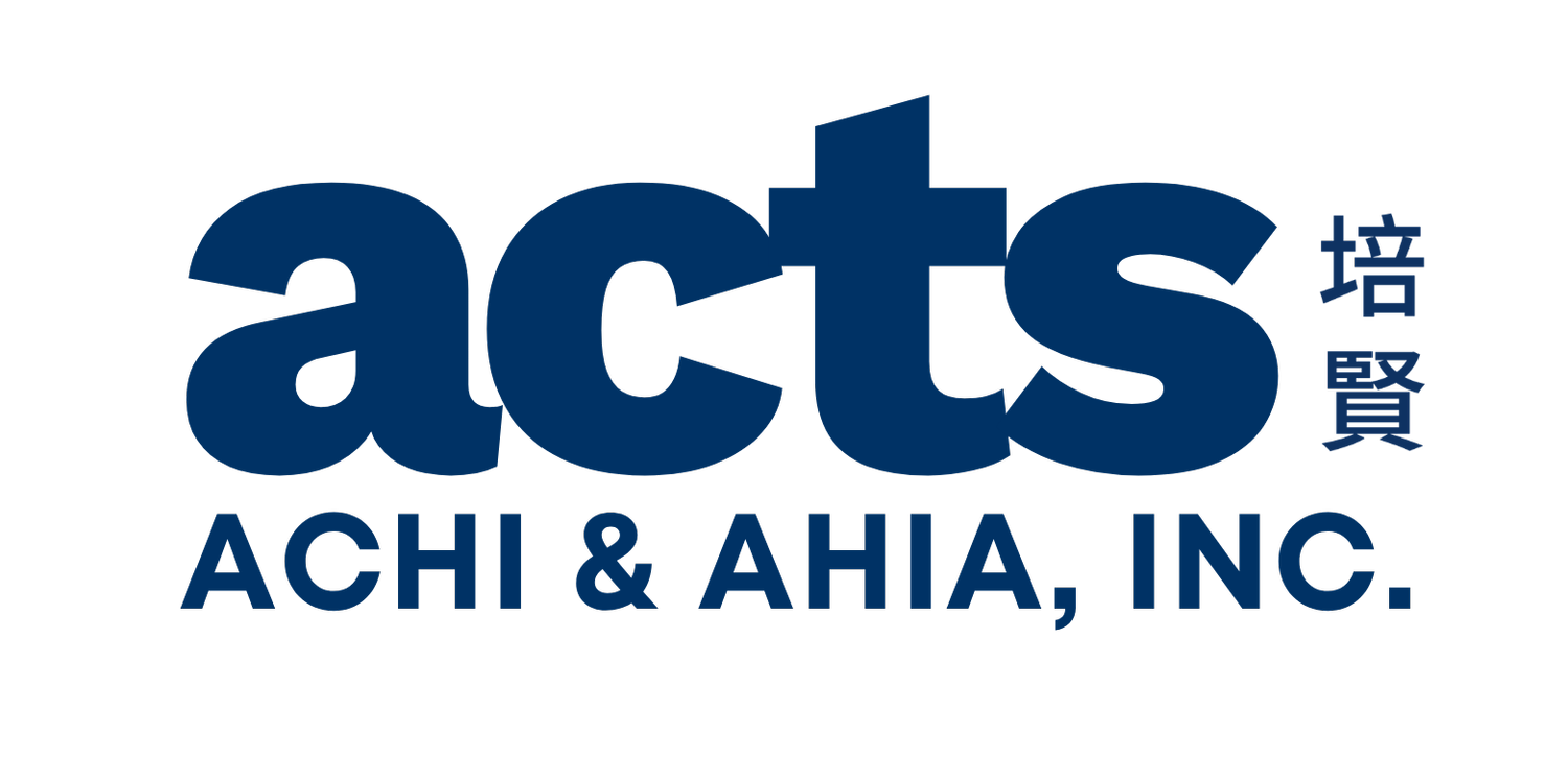 ACTS ACHI AND AHIA, INC.