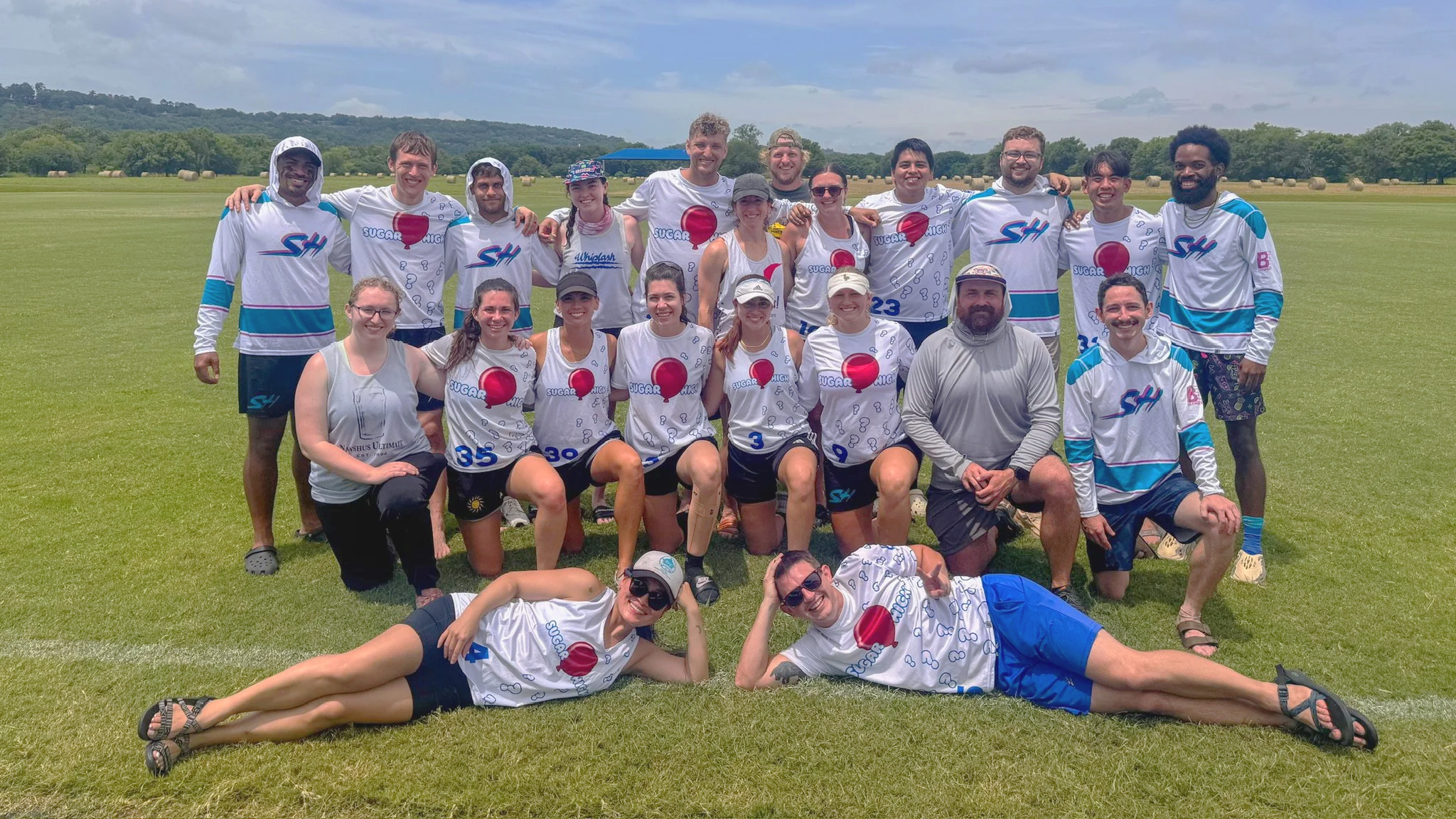 Sugar High poses for a group photo during the Ragnarock 2025 tournament in Little Rock, Arkansas.