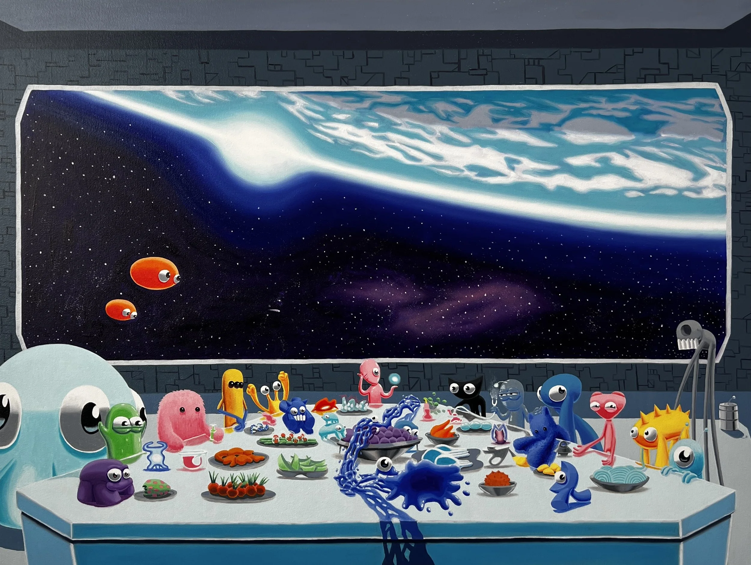 "3i Atlas" 
Oil on canvas 
36x48 in
-Email for inquiries