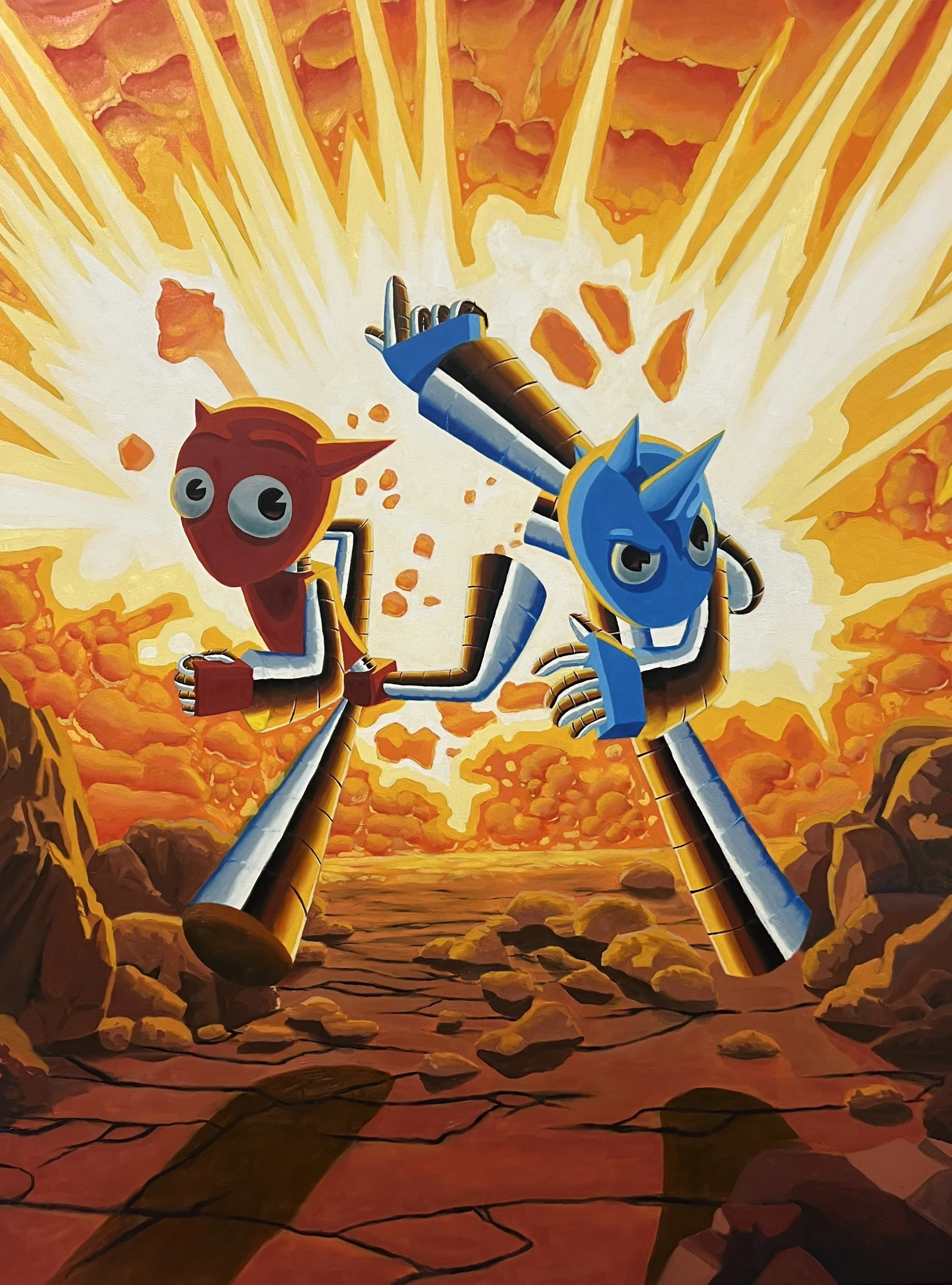 "Alpha, Omega" 
Oil on canvas 
36x48 in
-sold