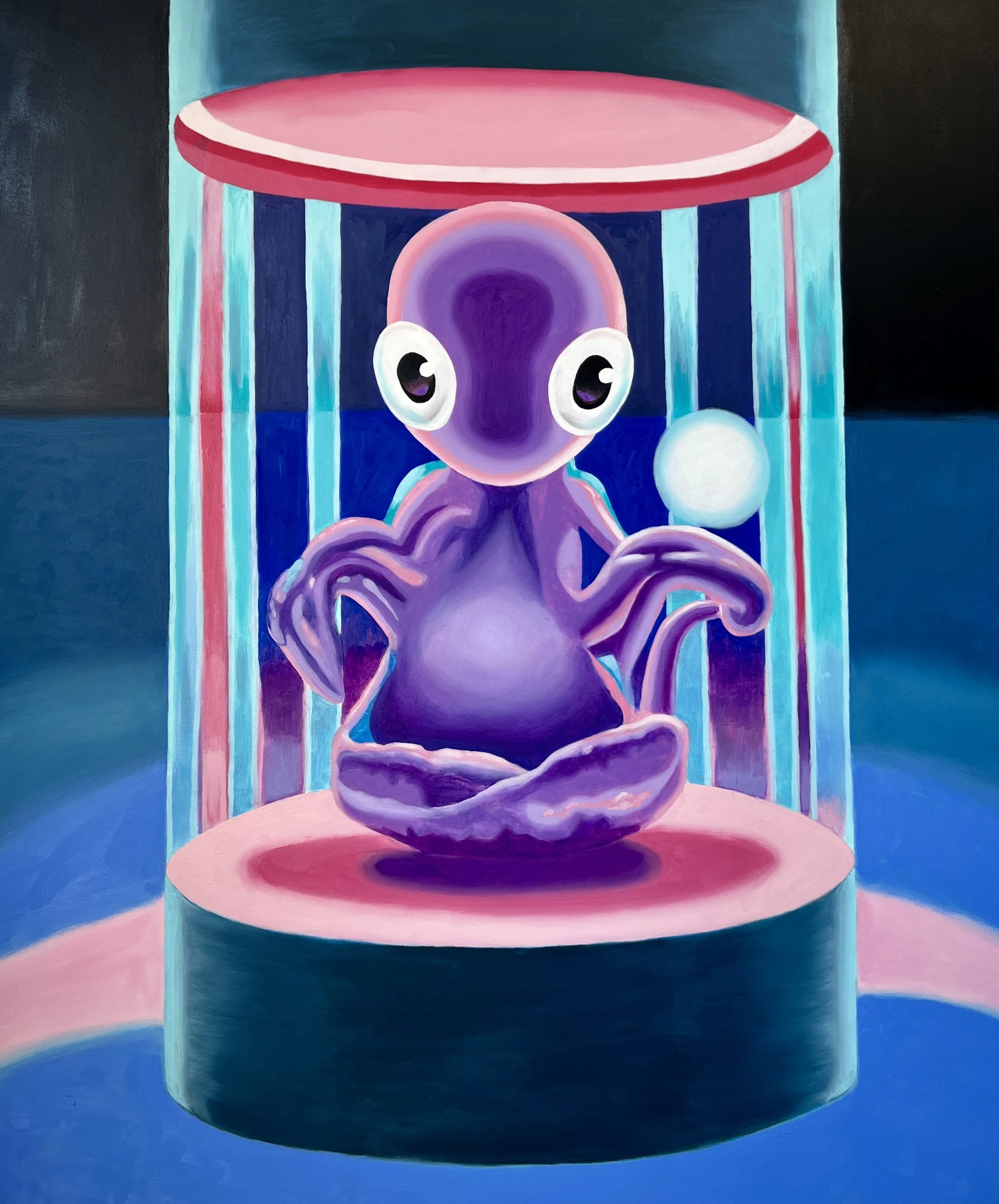 "Salvator Mundi" 
Oil on canvas 
45x55 in
-sold