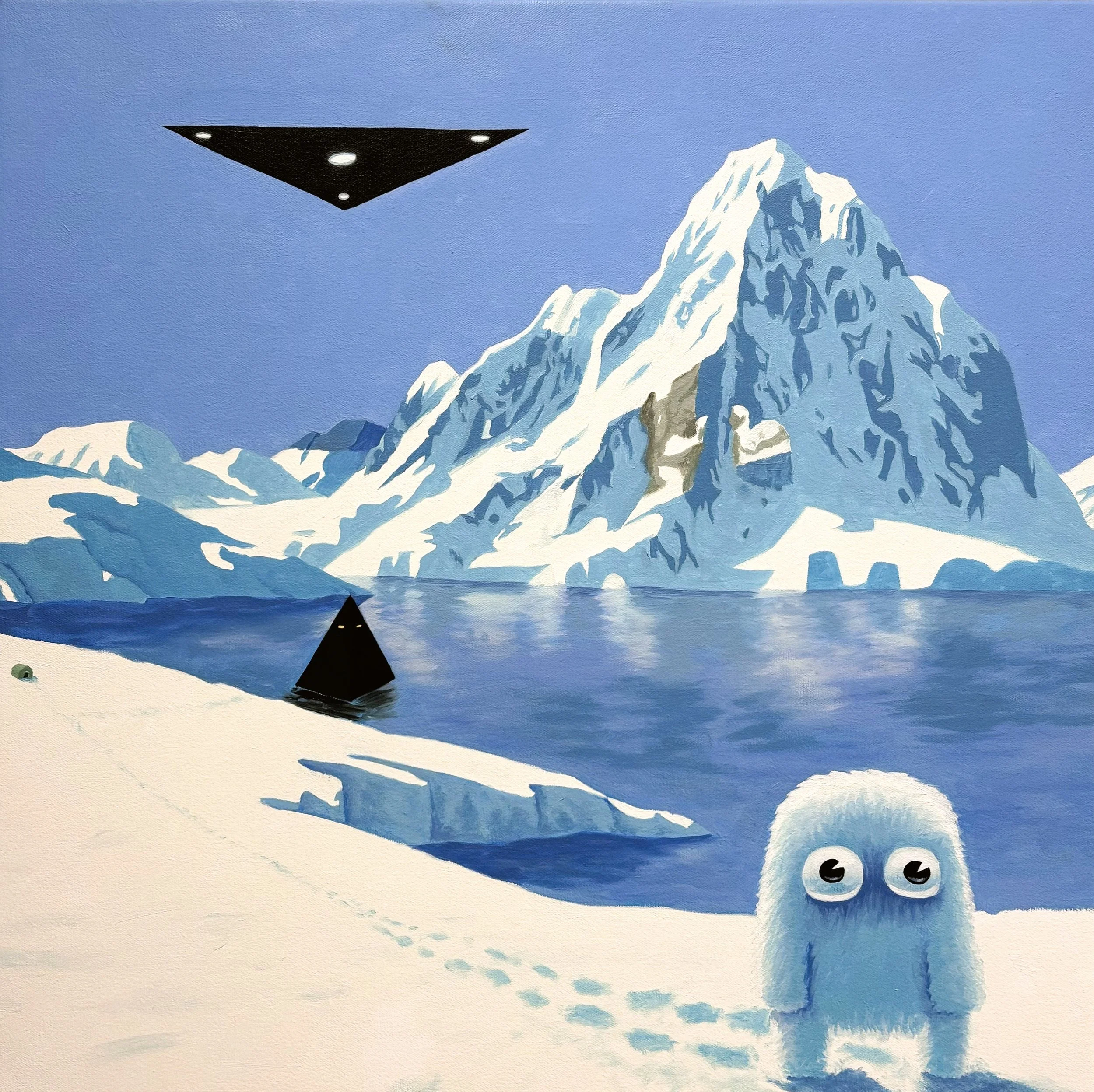 "Heading South" 
Oil on canvas 
24x24 in
-sold