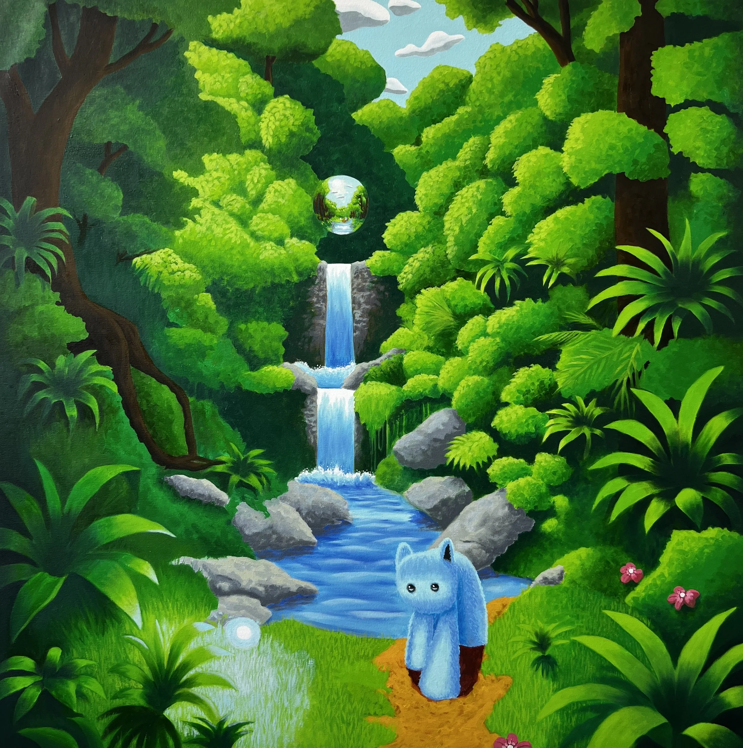 "Luz Pura" 
Oil on canvas 
36x36 in
-sold