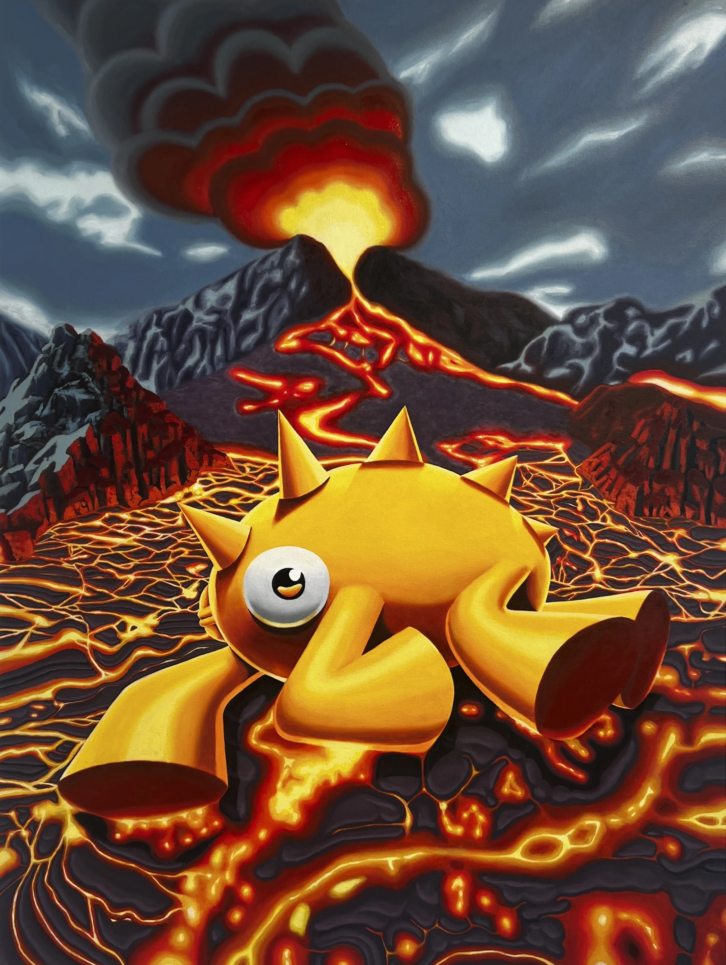 "Power Nap" 
Oil on canvas 
36x48 in
-Email for inquiries