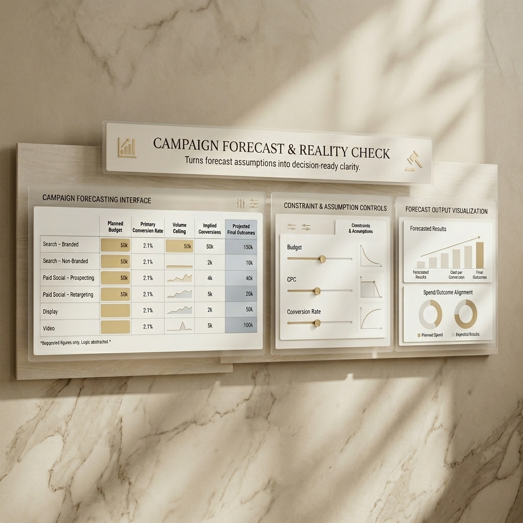 Campaign Forecast & Reality Check