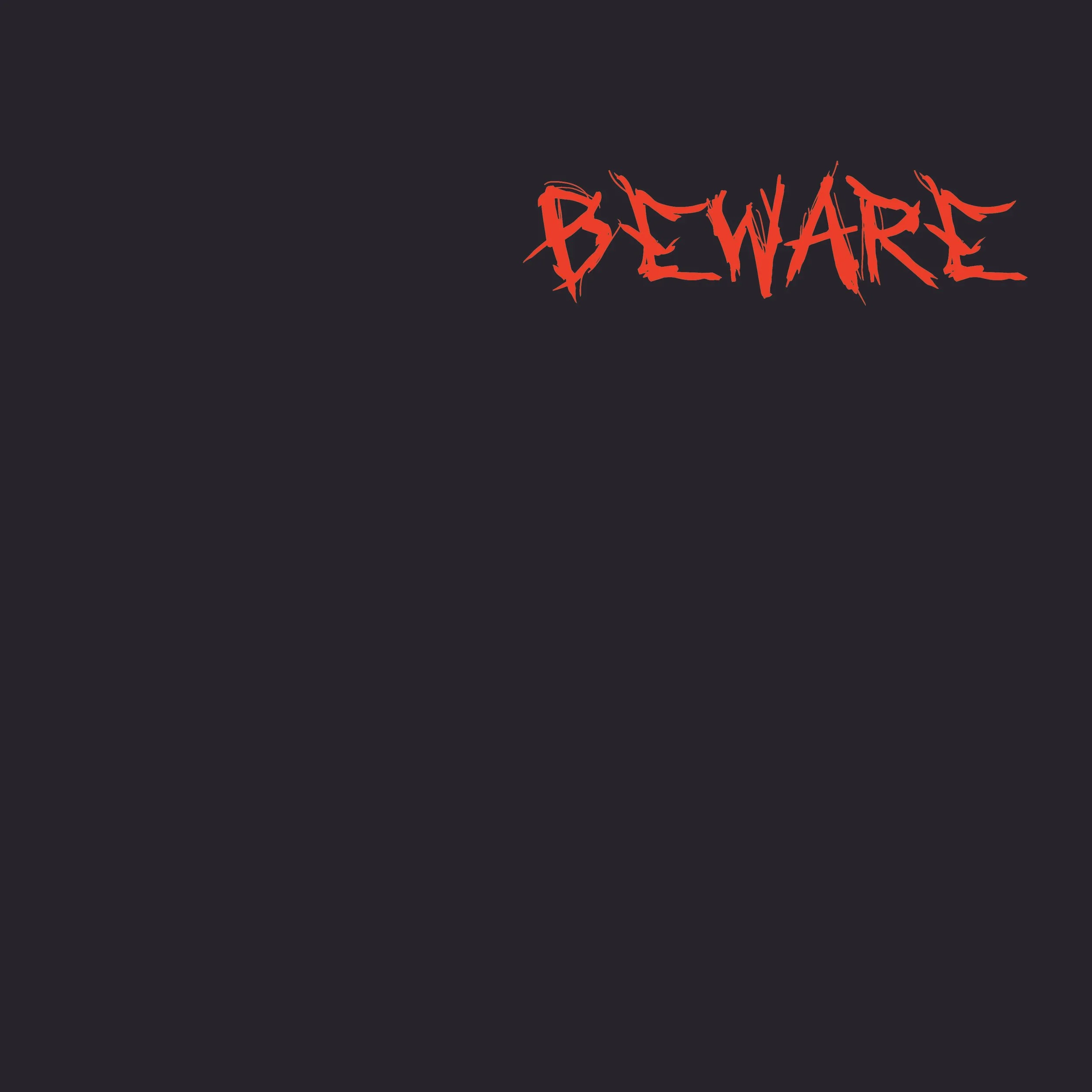 Halloween BEWARE T-Shirt - Left Chest