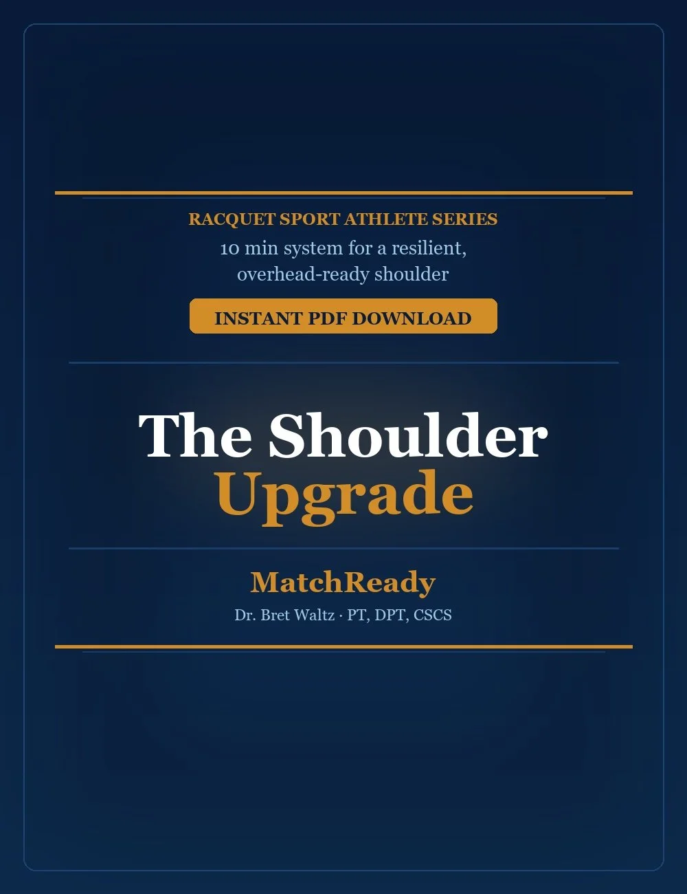 The Shoulder Upgrade