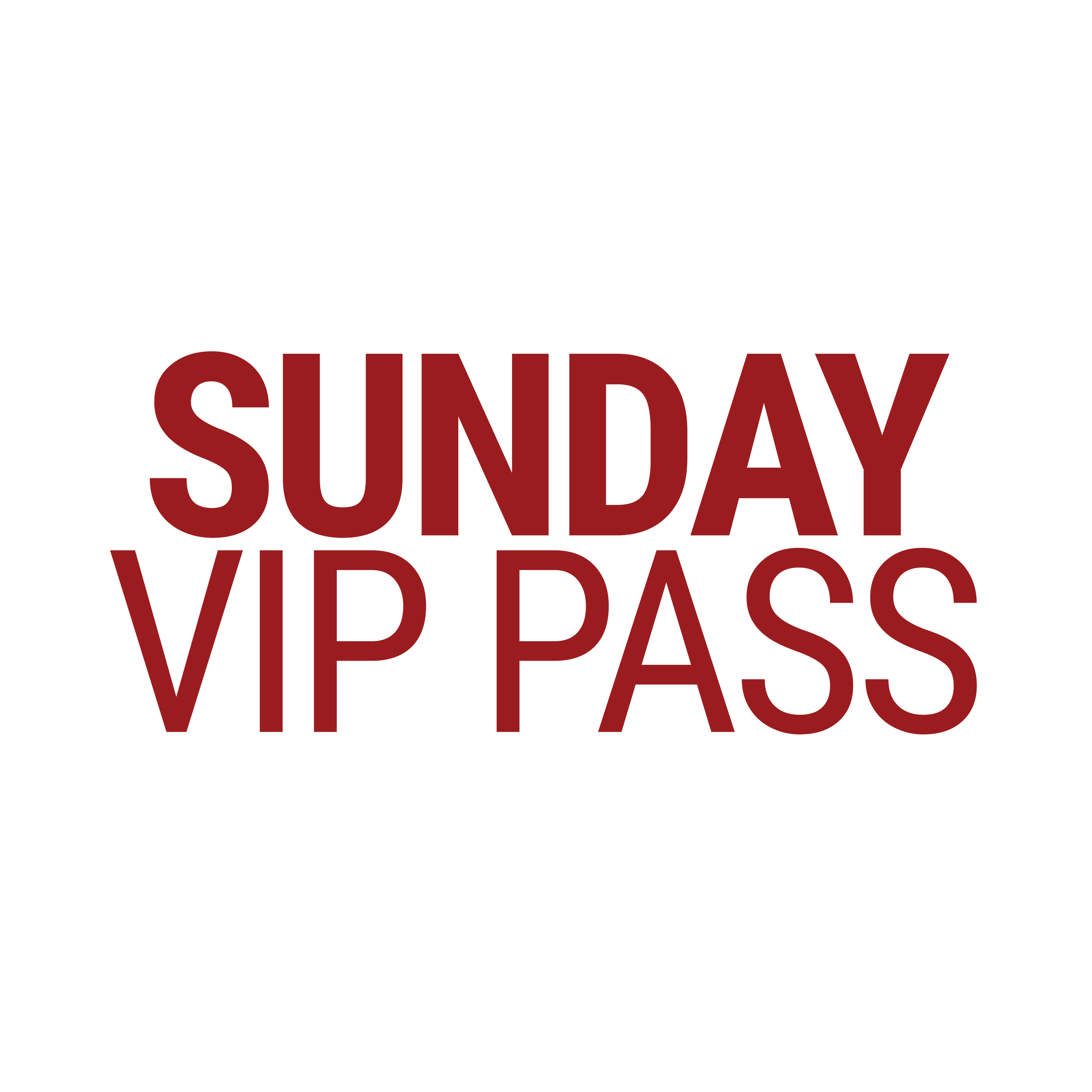 Sunday VIP Pass