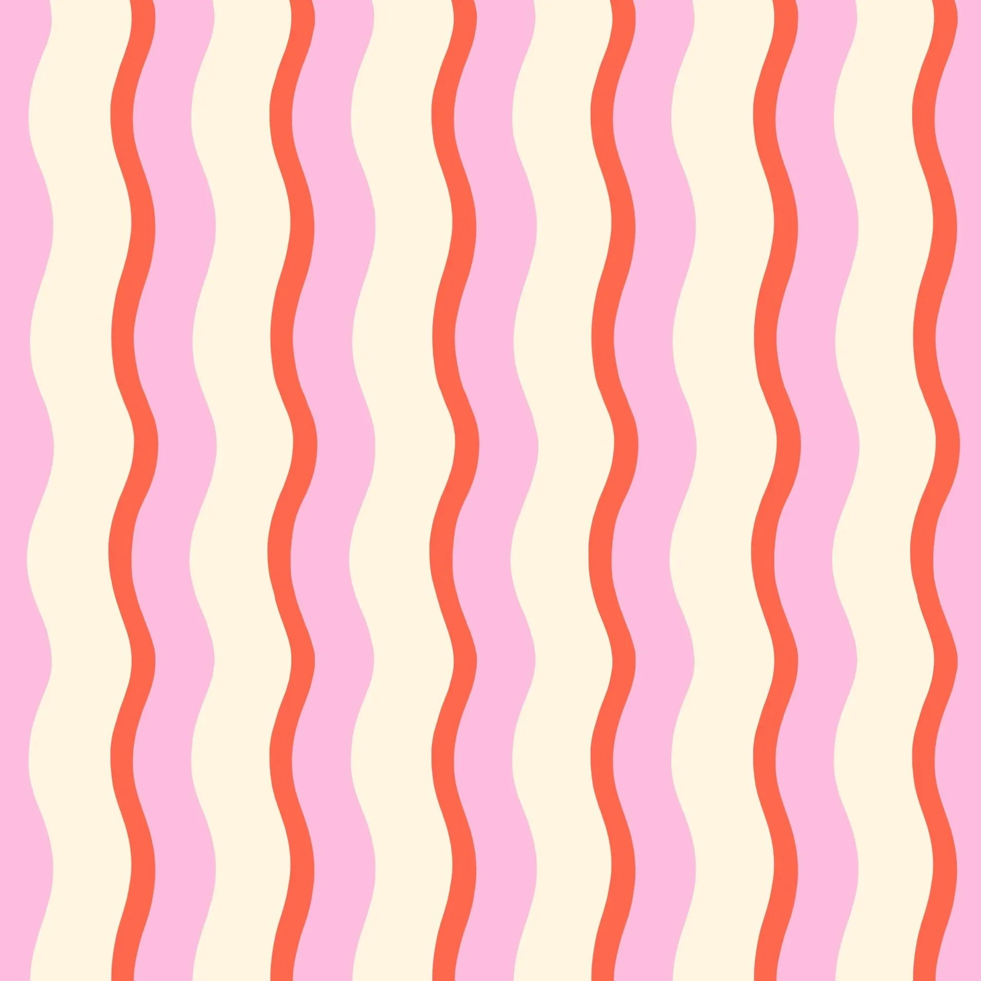 Wavy Stripe (Pink/Red)