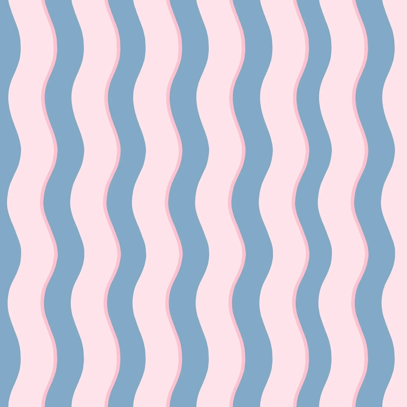Wavy Stripe (Teal)