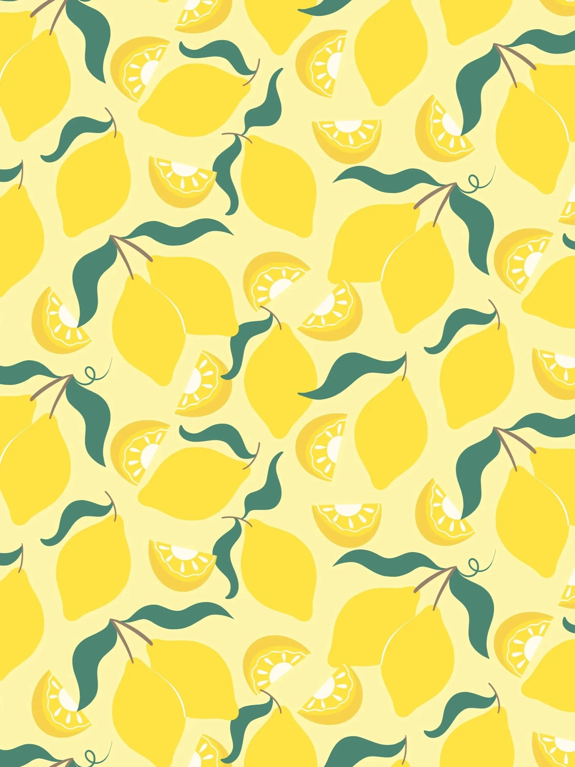 Fresh lemons pattern, 2026