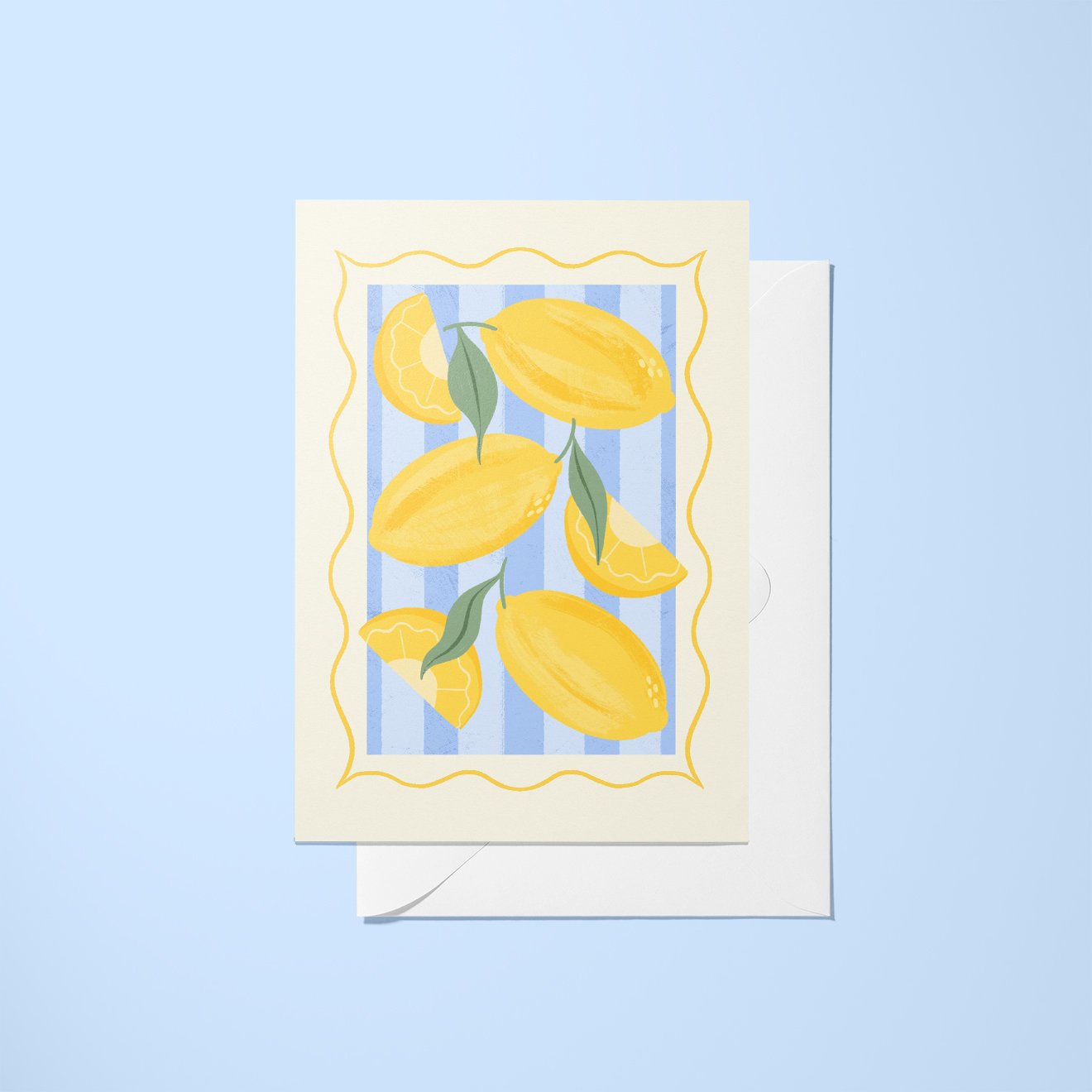 Lemons Greetings Card