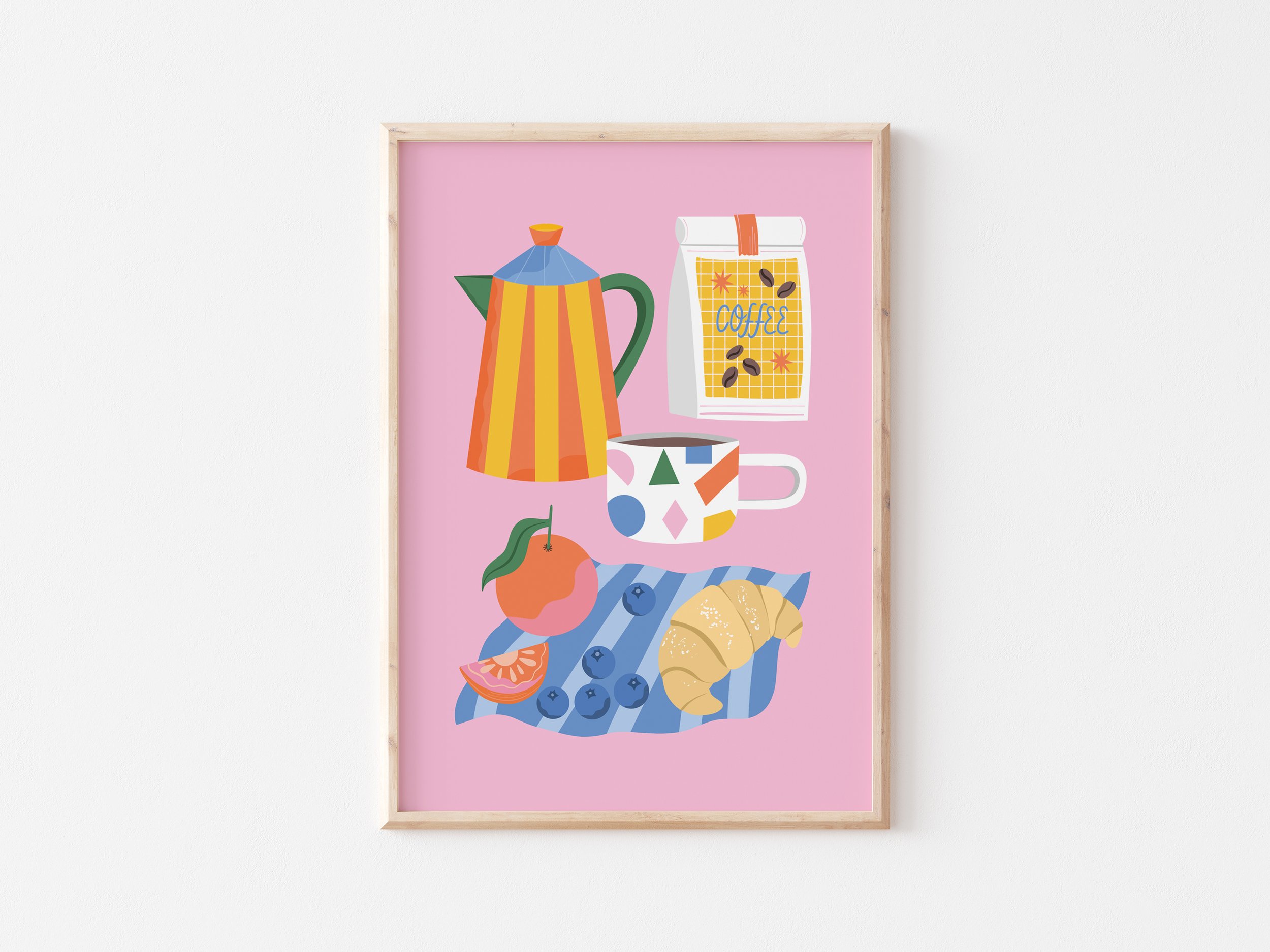 Breakfast Art Print