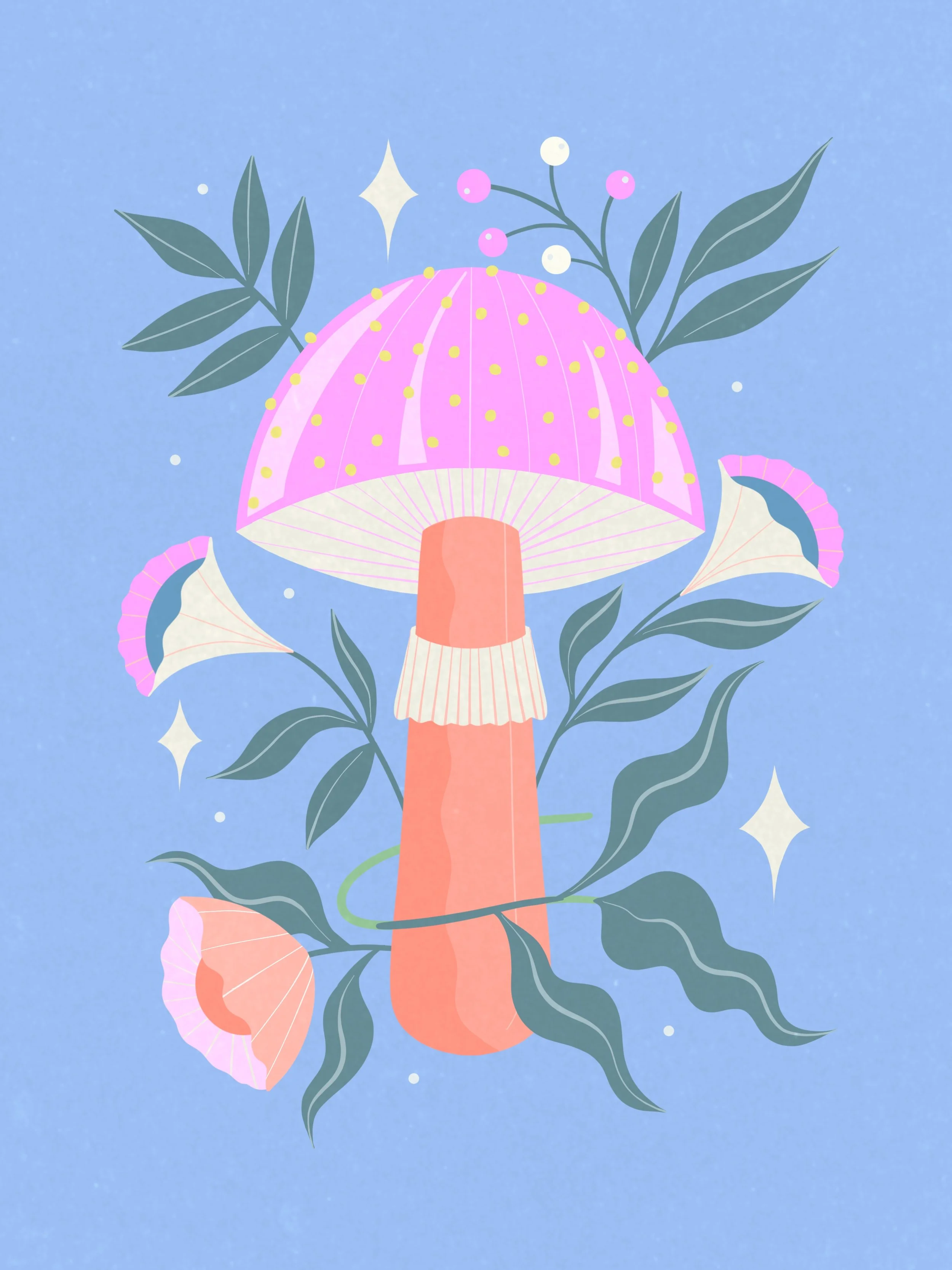 Ethereal mushroom, 2025
